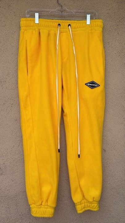 Daniel Patrick Daniel Patrick Mens Size Medium Pants Yellow New Designer! Size US 32 / EU 48 - 1 Thumbnail