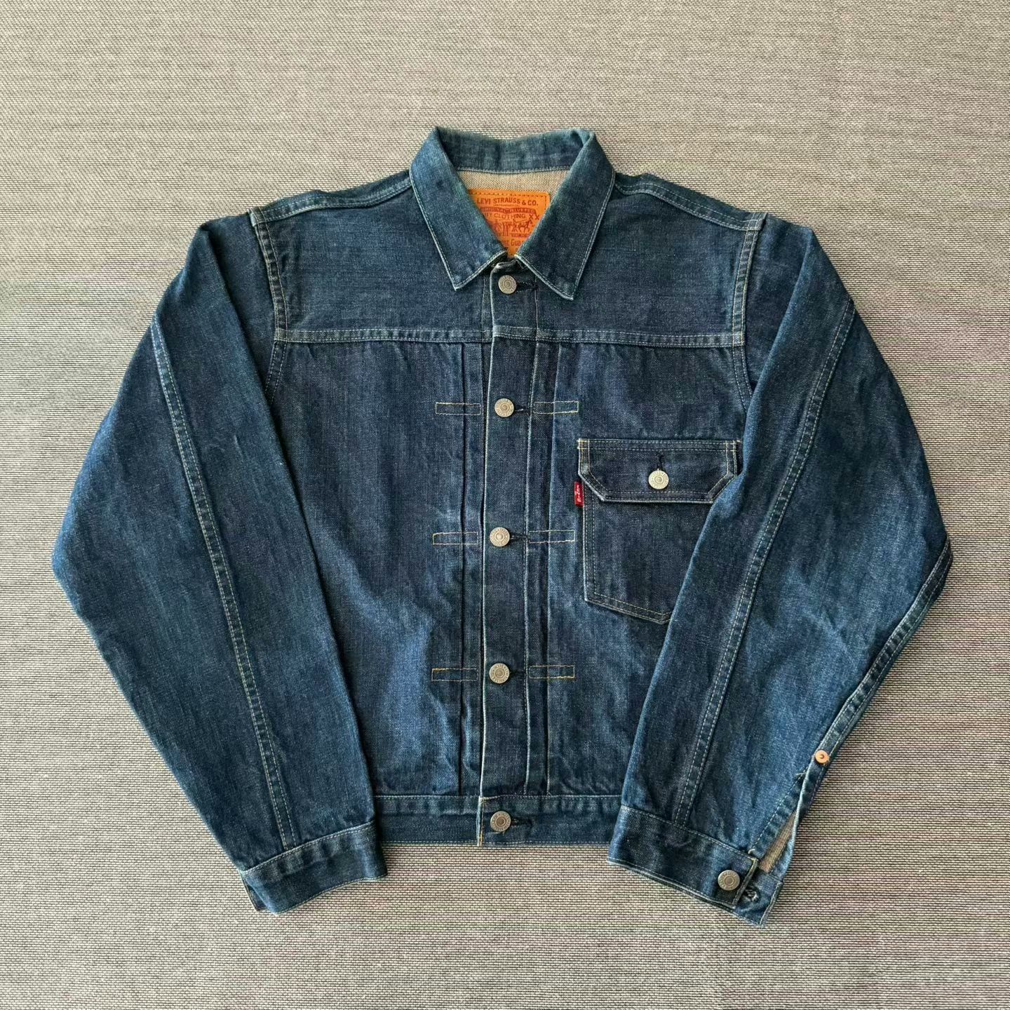 Levi's Vintage Clothing Levi's LVC 7701SXX Japan Denim Jacket Size US XXS / EU 40 - 1 Thumbnail