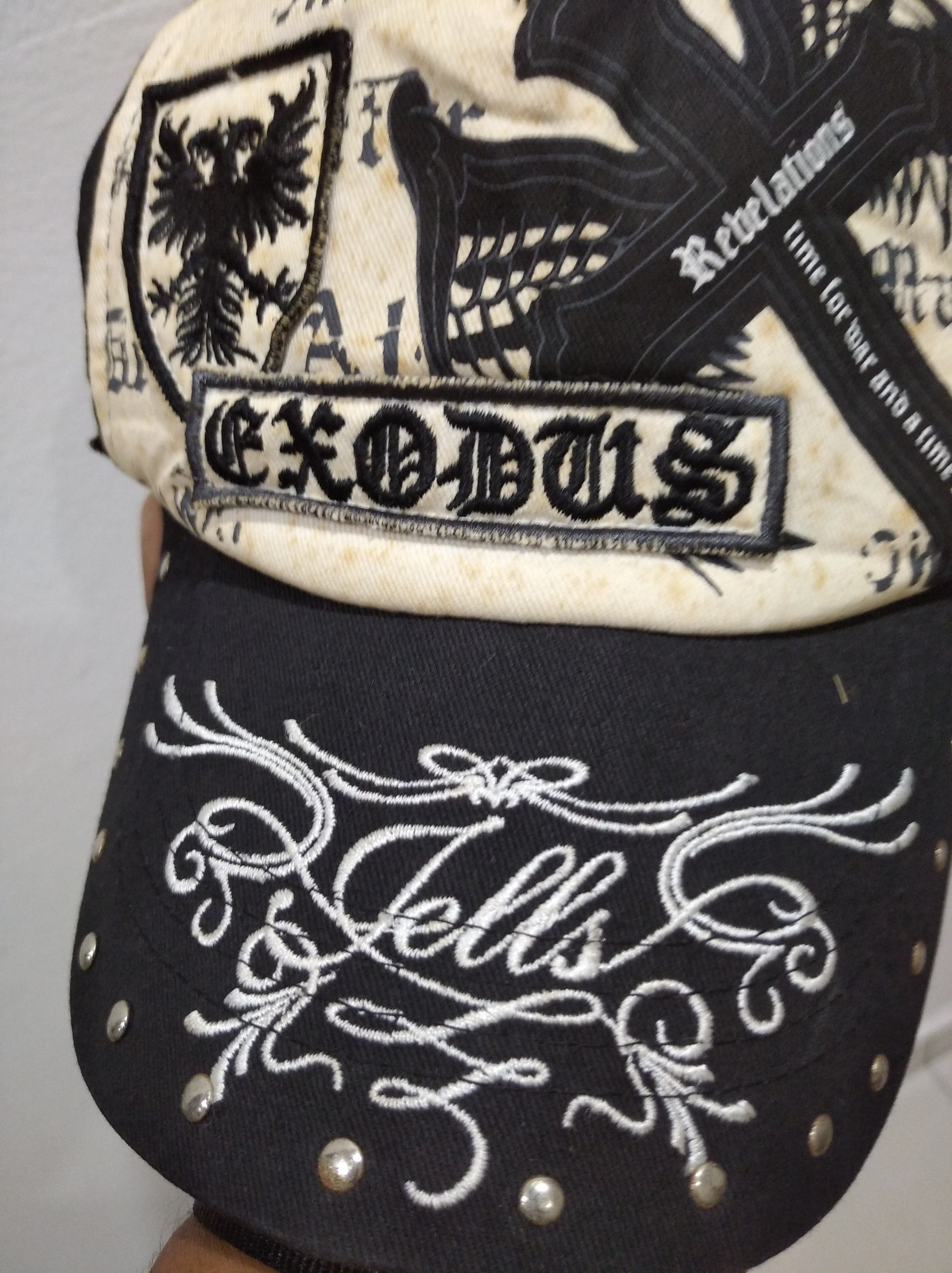 Band Tees × Exodus Vintage exodus band hats cap Size ONE SIZE - 3 Thumbnail