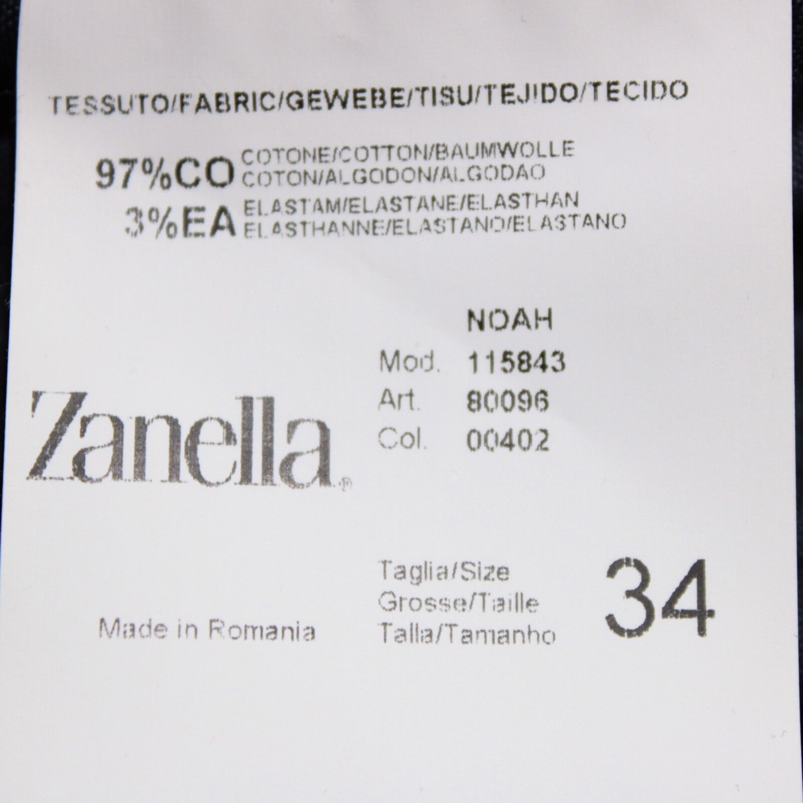 Zanella Zanella New with tags Chino Size 34 US In Blue Size US 34 / EU 50 - 6 Thumbnail