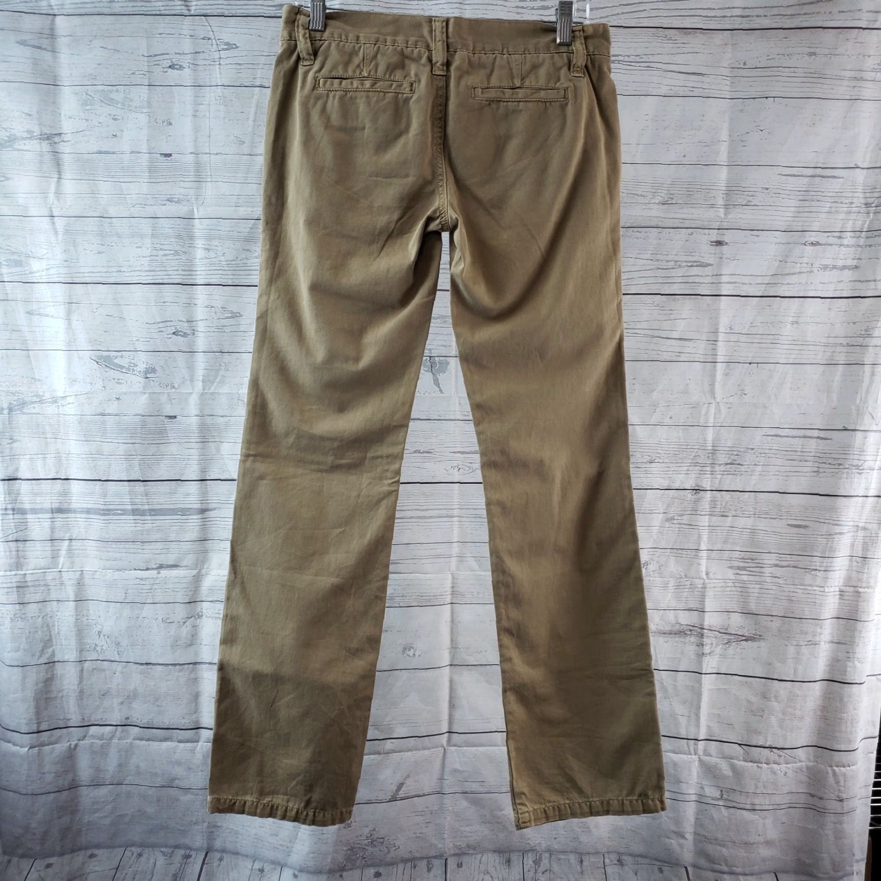 Hurley Hurley Women's Pants Size 1 Chino Low Rise 31 Inseam Cotton Tan Brown Patch Work Vintage: No Size 25" / US 0 / IT 36 - 3 Thumbnail
