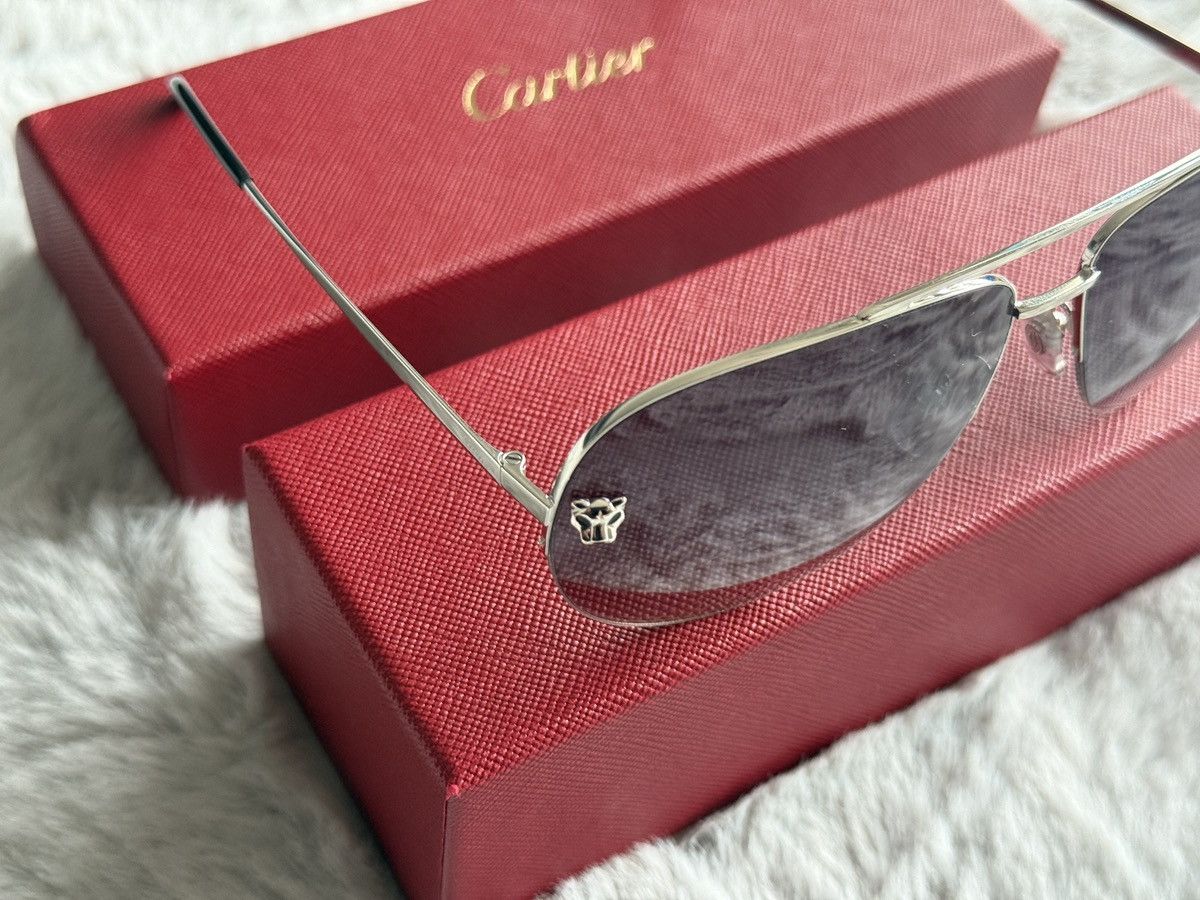 Cartier Cartier Santos-Dumont Aviator Sunglasses Size ONE SIZE - 7 Thumbnail