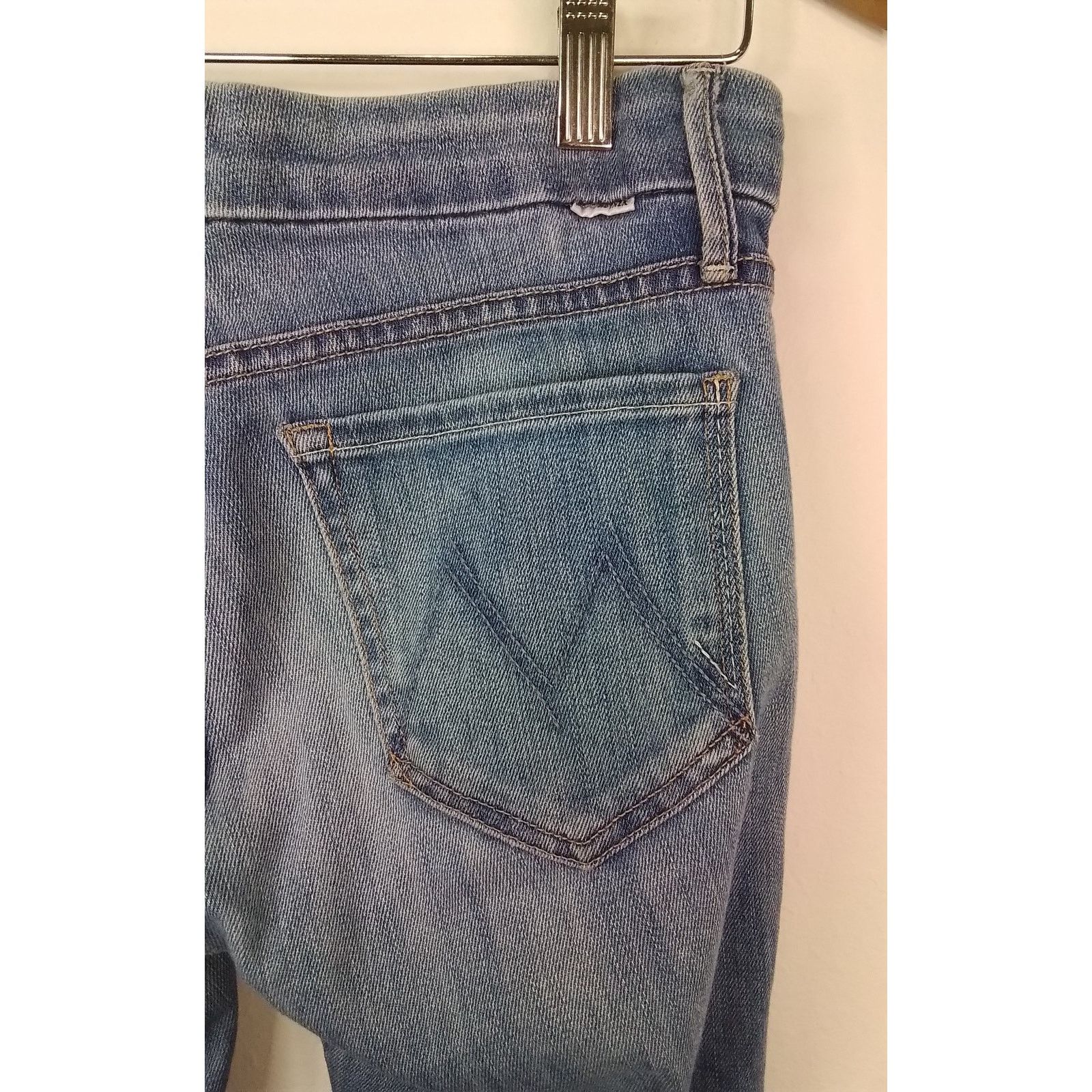 MOTHER Mother Denim Jeans The Looker Women's 28 Skinny Light Wash Size 28" / US 6 / IT 42 - 5 Thumbnail