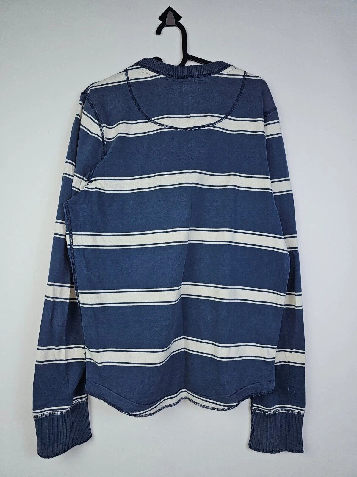 Abercrombie & Fitch Abercrombie Fitch Y2K Muscle Fit Stripe Crew Sweatshirt XL Size US XL / EU 56 / 4 - 3 Thumbnail