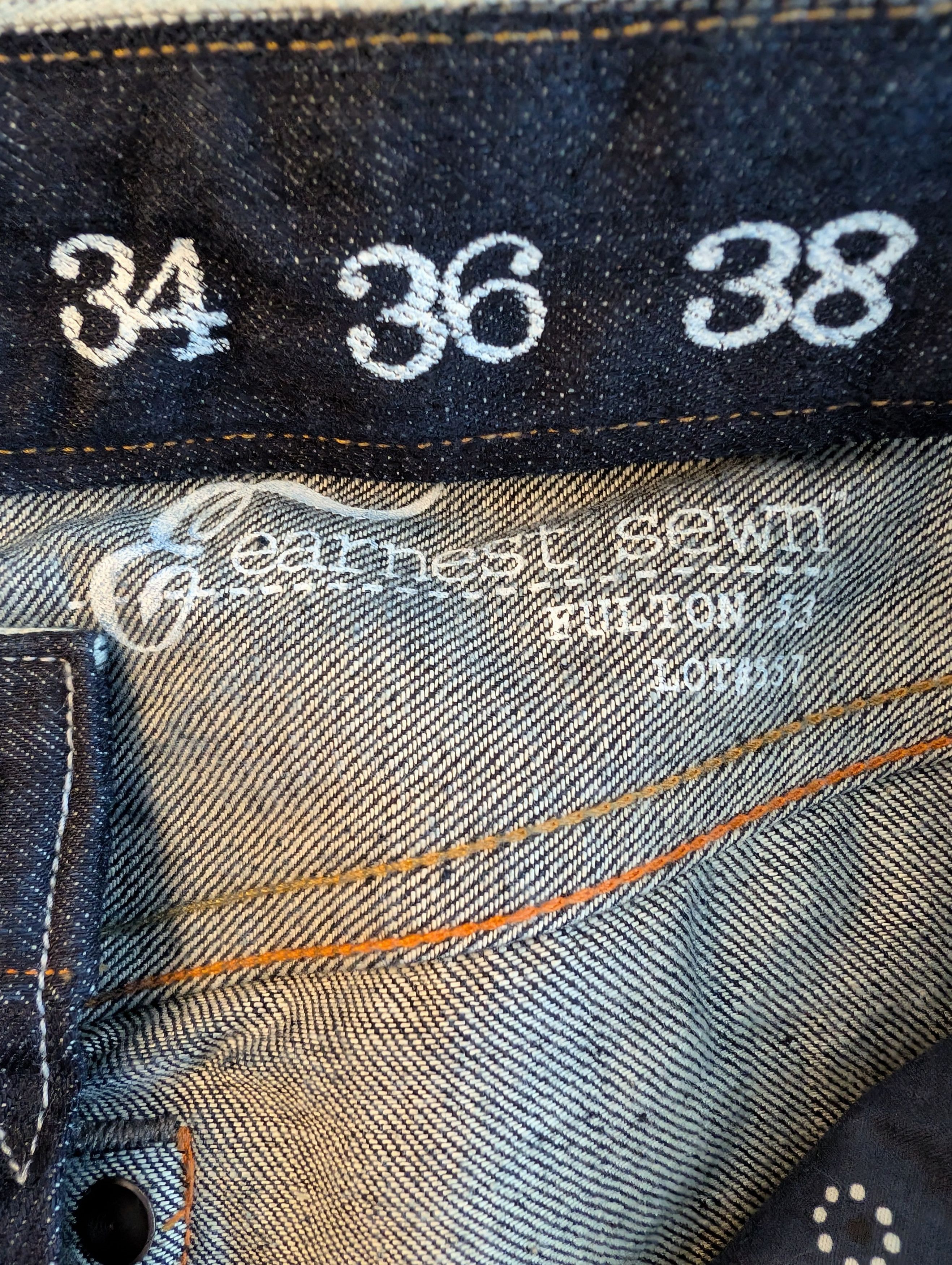 Earnest Sewn RARE SAMPLE Earnest Sewn Selvedge Denim Fulton Jeans Size US 31 - 6 Thumbnail