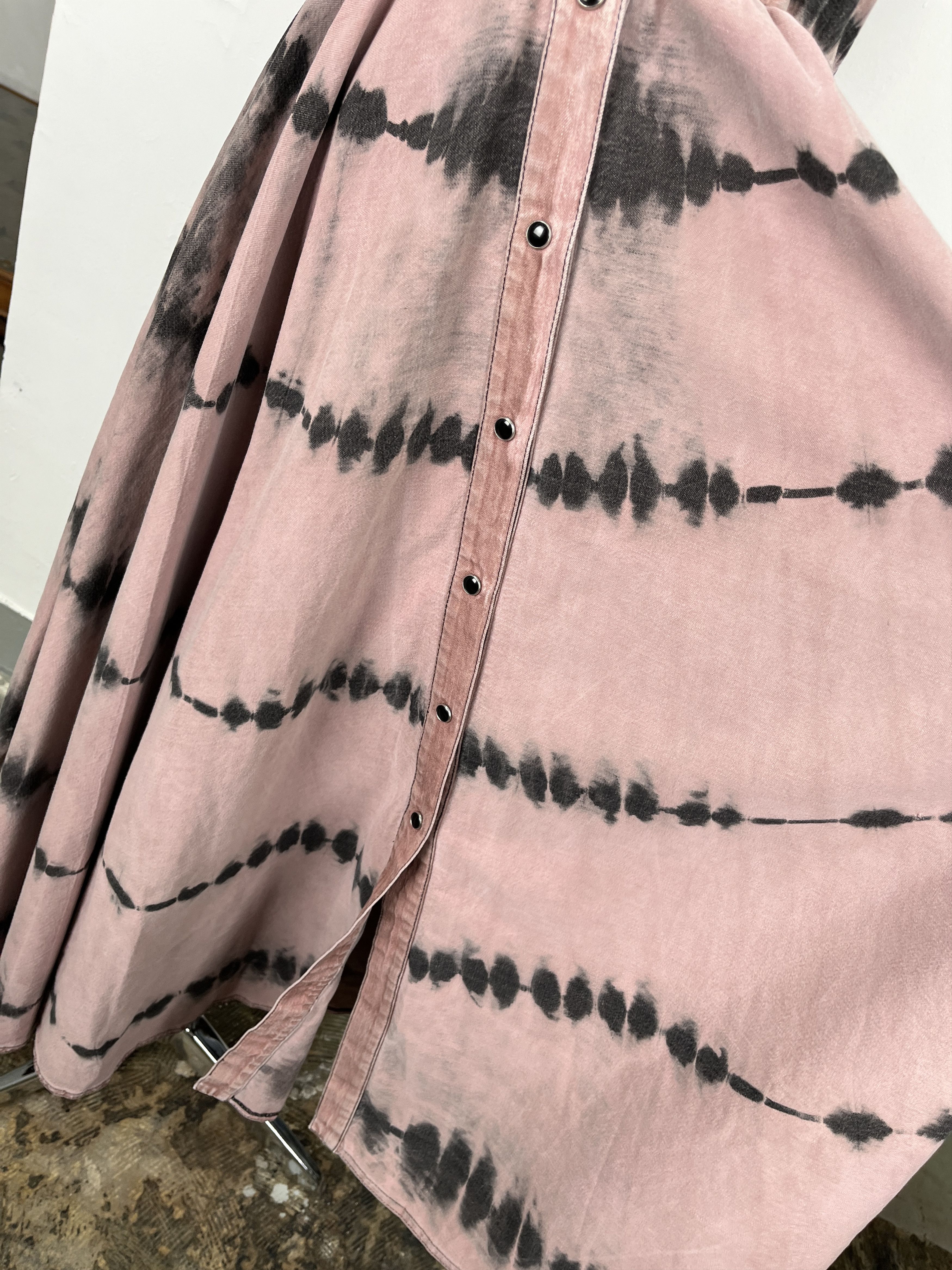 Dior Dirty Pink Tie-Dyed Dress With Signature Logo Size XS / US 0-2 / IT 36-38 - 5 Thumbnail