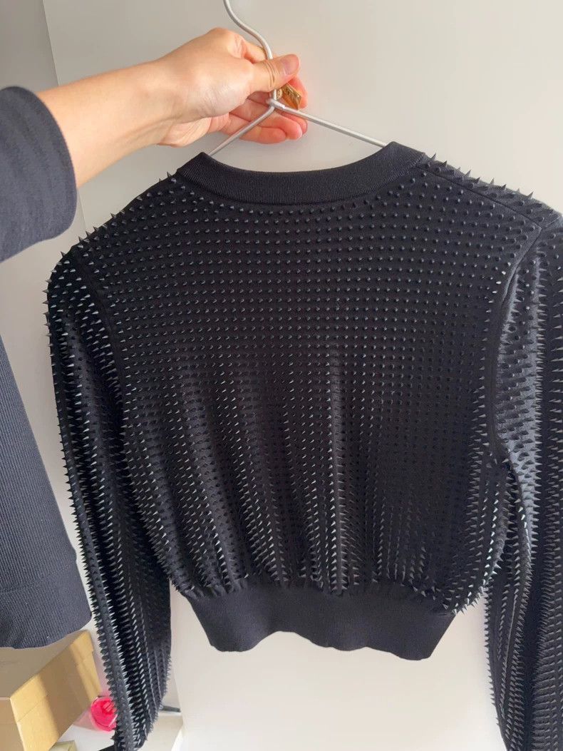 Alexander Wang Alexander Wang 3D Spiked Cardigan Top- Size XS / US 0-2 / IT 36-38 - 2 Thumbnail
