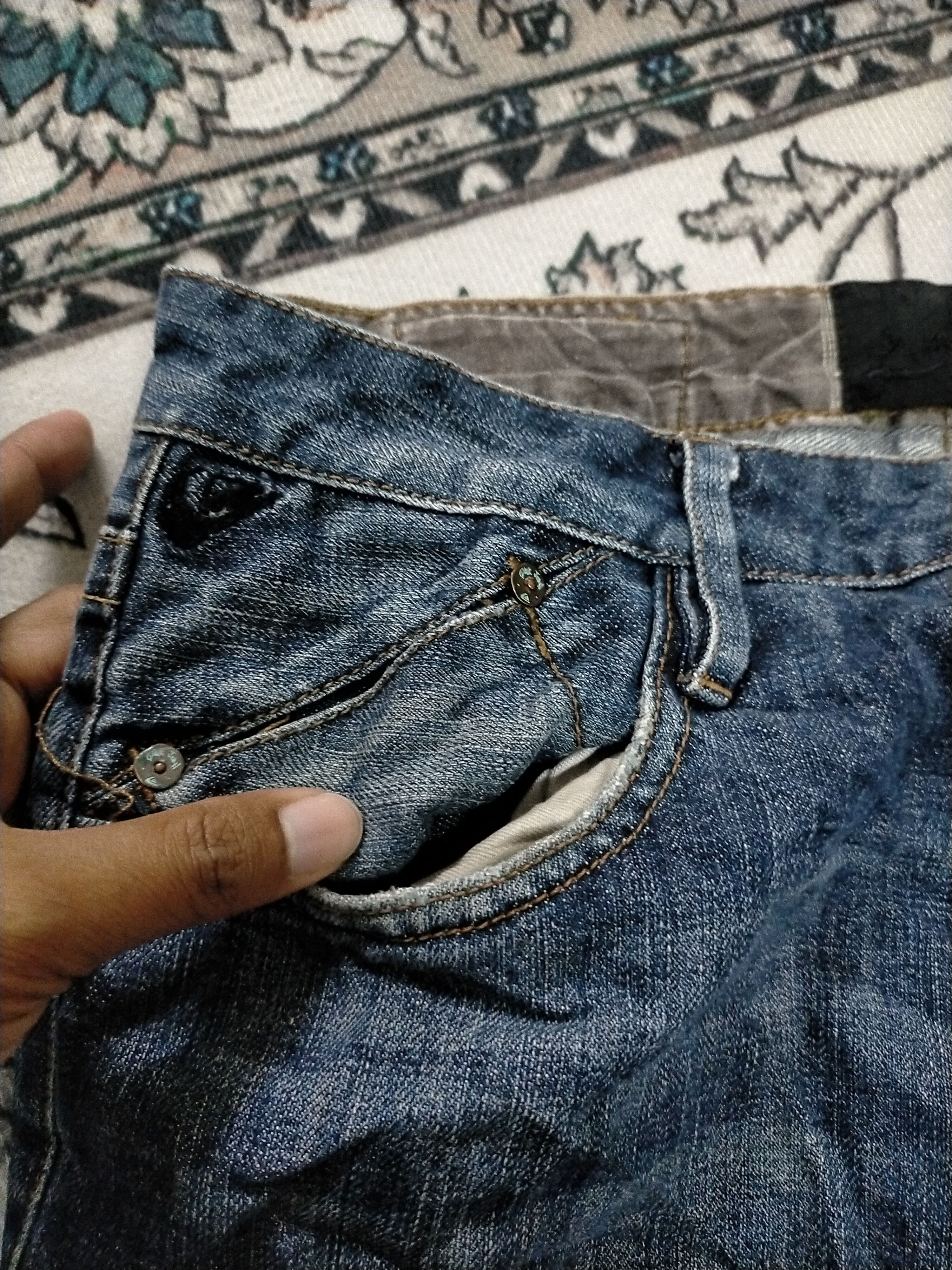 Quiksilver 🔥Limited Edition🔥 Vintage Quicksilver Distressed Rare Jean Size US 32 / EU 48 - 7 Thumbnail