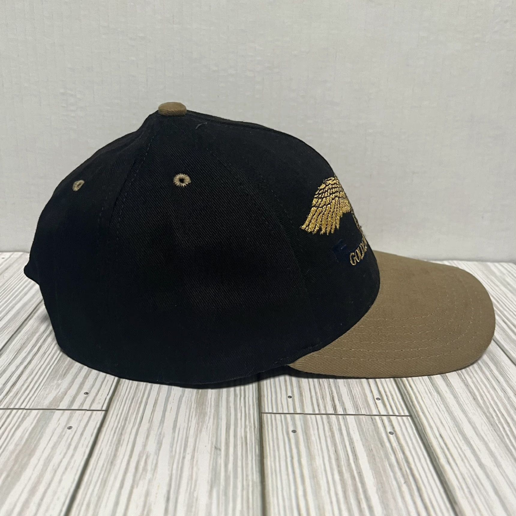 Vintage VINTAGE NRA Hat Cap Snap Back Golden Eagles USA Made Black Cotton Knit Men One Size Adjustable Size ONE SIZE - 6 Thumbnail
