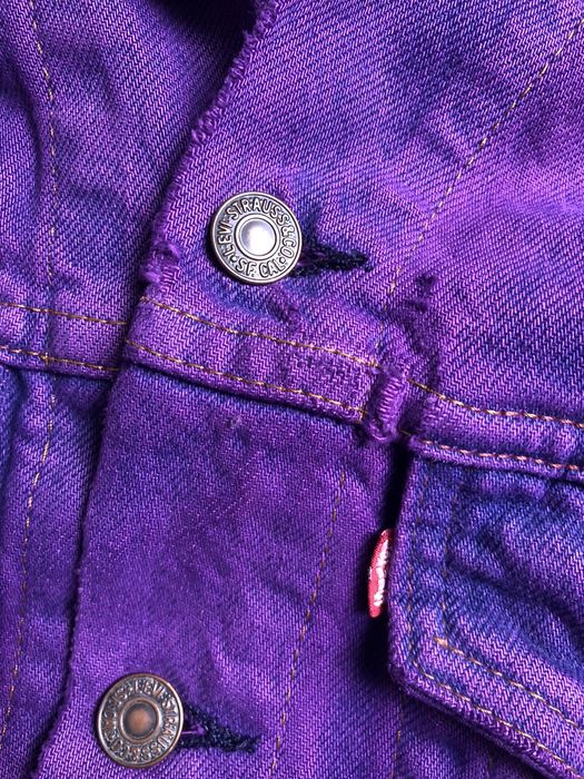 Levi's Vintage Clothing Vintage Levi's Purple Denim Jacket - M ...
