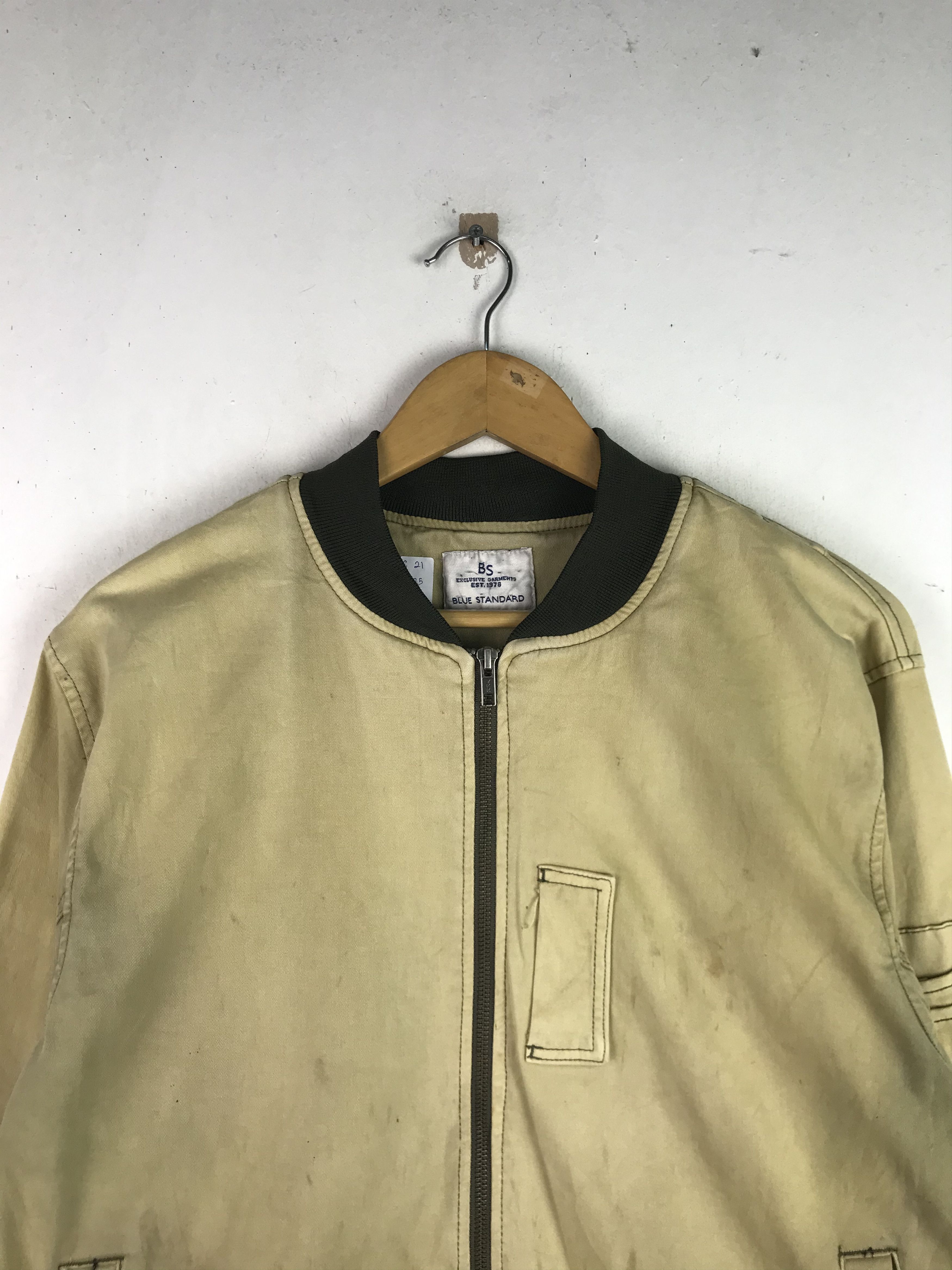 Japanese Brand × Vintage Vintage Distressed Full Zipper Tactical Bomber Jacket Size US L / EU 52-54 / 3 - 3 Thumbnail