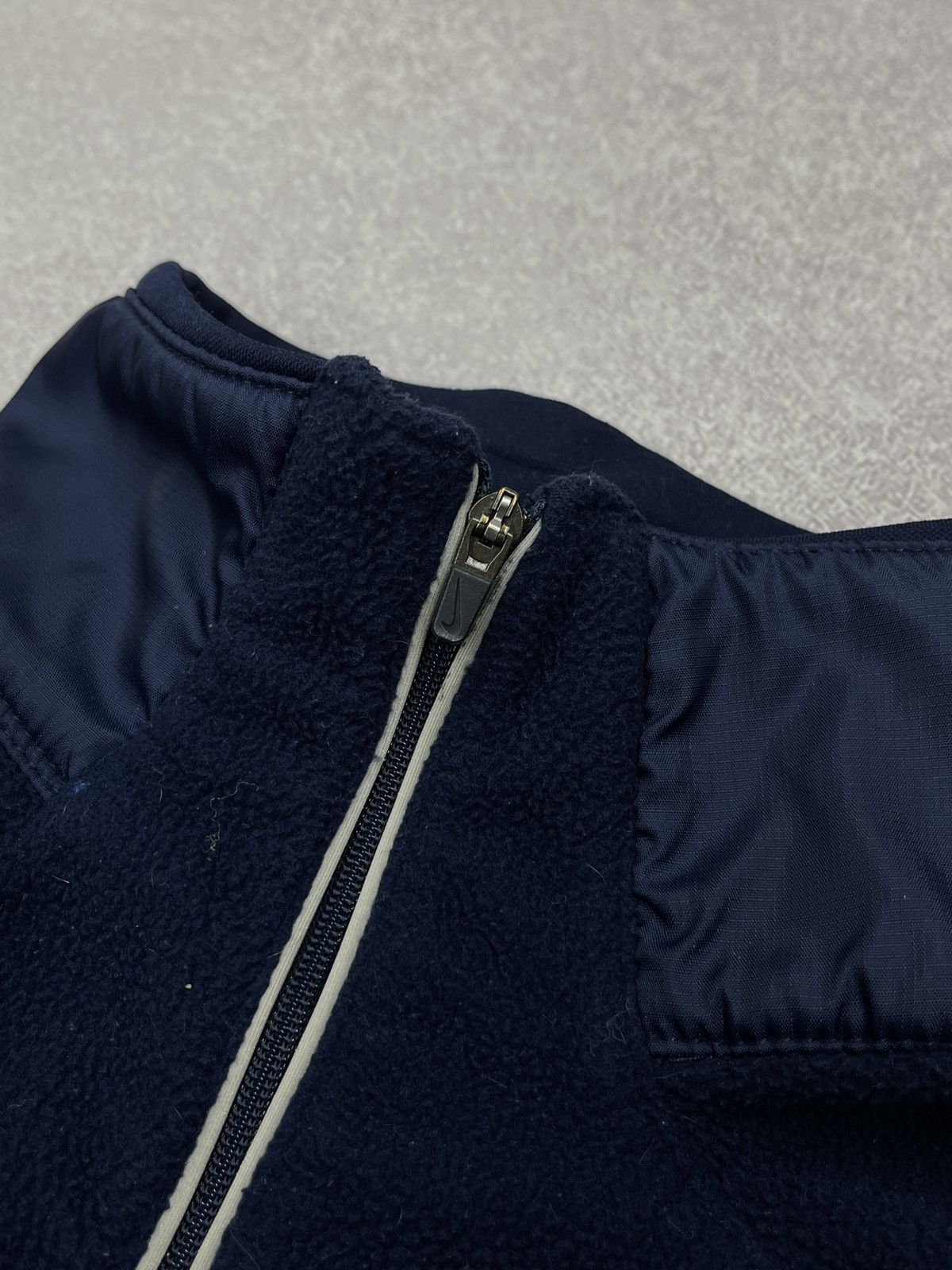 Nike Vintage Nike Half Zip 1/4 Fleece Jacket Navy Y2K ACG TN Size US XL / EU 56 / 4 - 8 Thumbnail