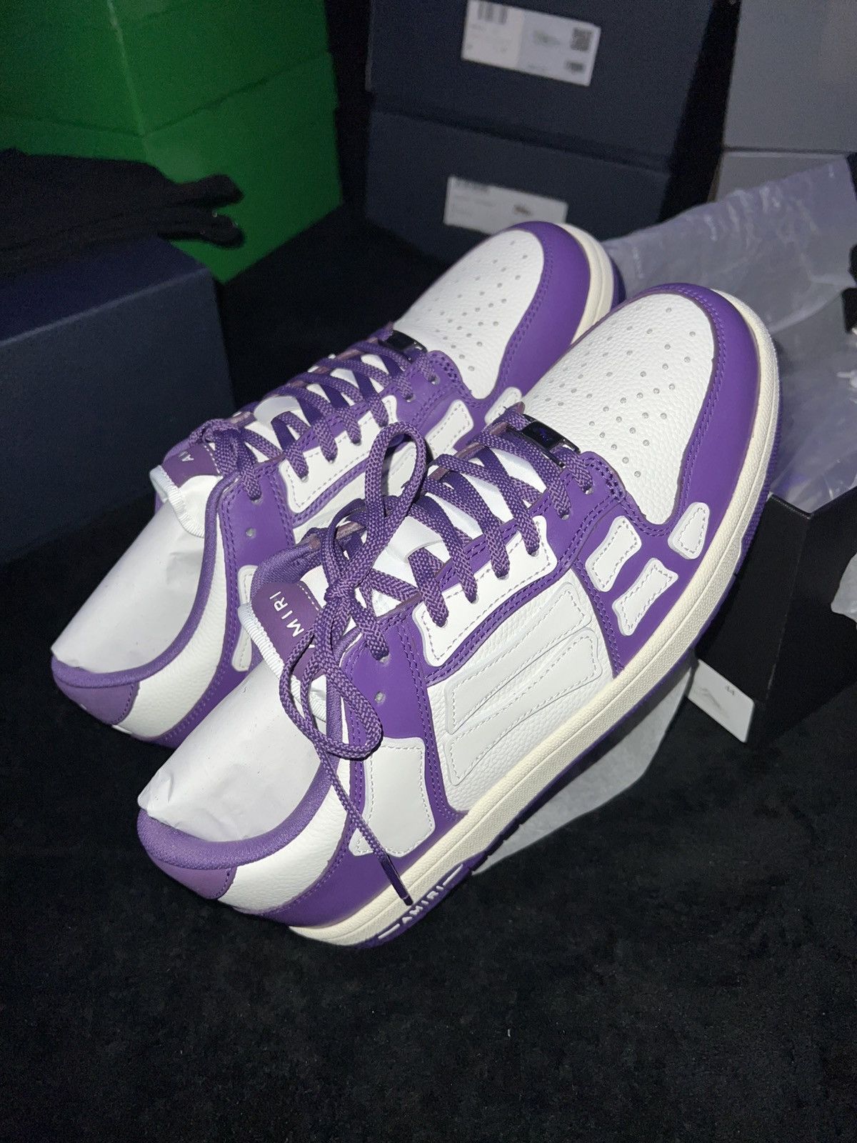 Amiri Amiri Skel Low-Top “Purple” BNWT Size US 11 / EU 44 - 8 Thumbnail