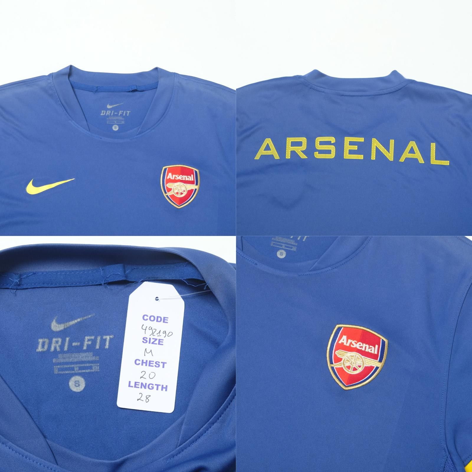 Nike 2010/11 Arsenal Traning Shirt Nike (M) Size US M / EU 48-50 / 2 - 5 Thumbnail