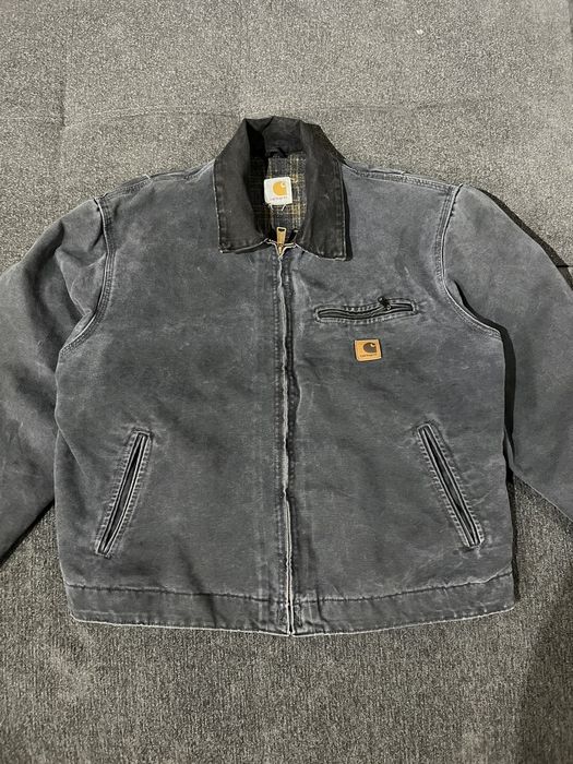 Vintage Vintage Carhartt Detroit Jacket Faded Black