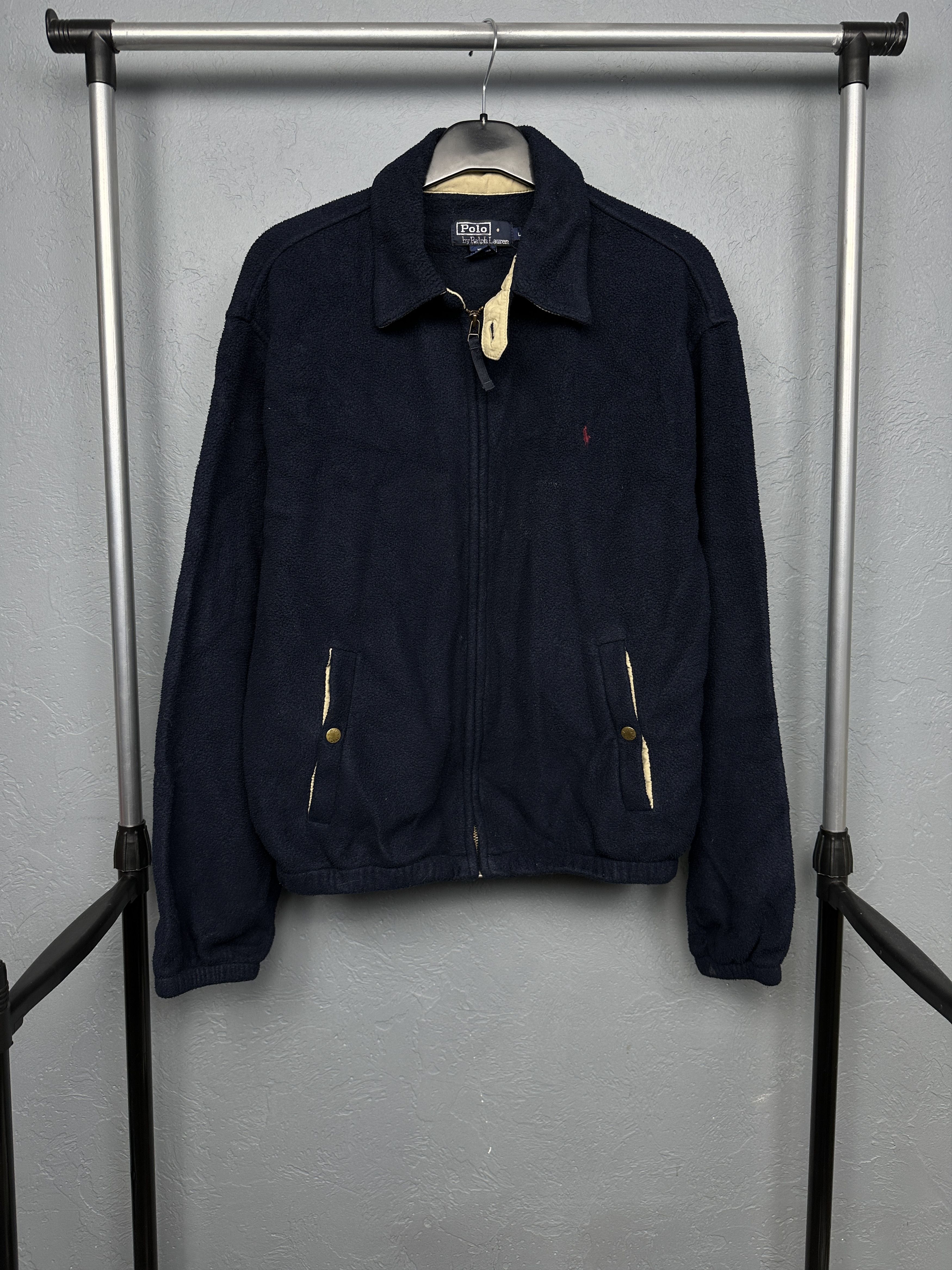Polo Ralph Lauren Polo Ralph Lauren 90s Vintage Mens Fleece Jacket Size US L / EU 52-54 / 3 - 1 Thumbnail