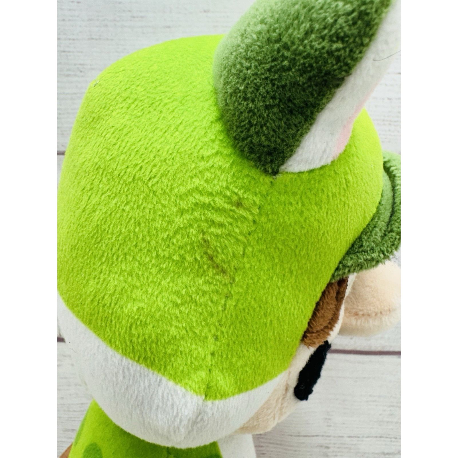 Nintendo SUPER MARIO BROS LUIGI Green Cat Suit Plush 12" Nintendo Stu Size ONE SIZE - 9 Thumbnail