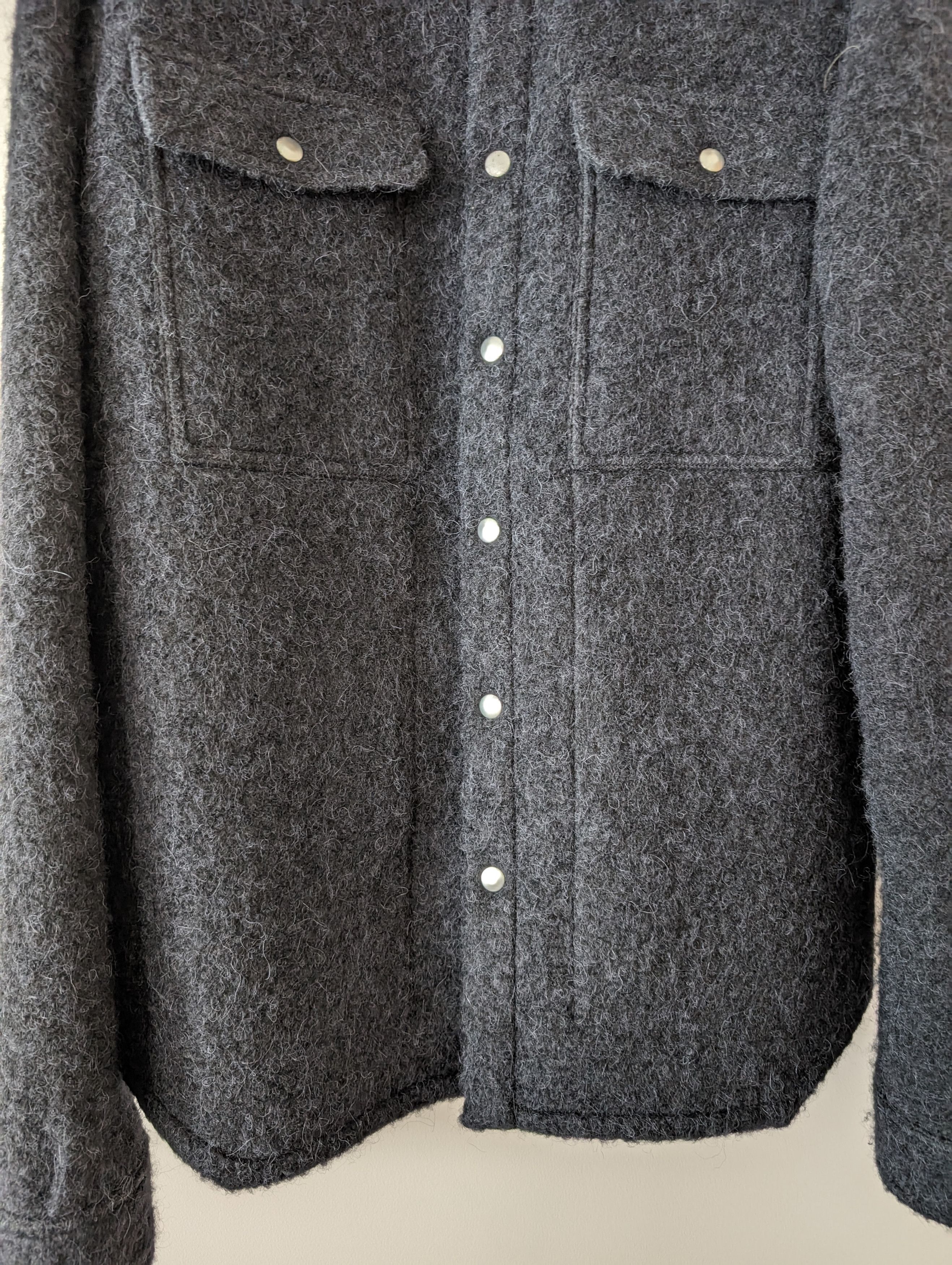 Rick Owens FW21 Alpaca/Mohair Outershirt Size US M / EU 48-50 / 2 - 4 Thumbnail