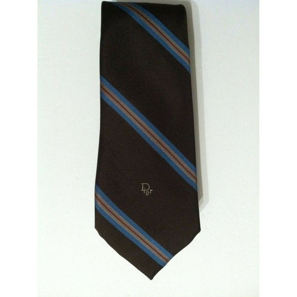 Christian Dior Monsieur CHRISTIAN DIOR VINTAGE MENS 95%POLYESTER 5%SILK TIE WIDTH:3" Size ONE SIZE - 2 Thumbnail