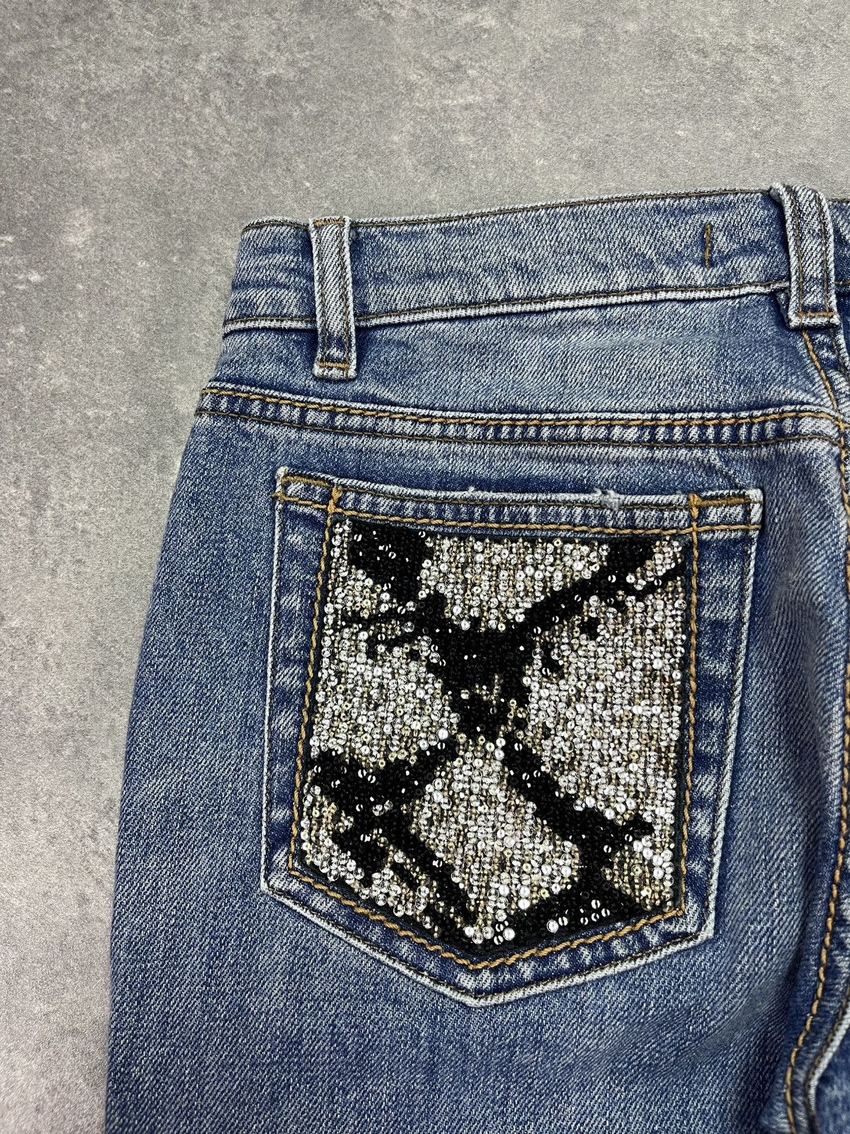 Roberto Cavalli Roberto Cavalli Rattlesnake Y2K Denim Jeans 38 M Size 28" / US 6 / IT 42 - 15 Thumbnail