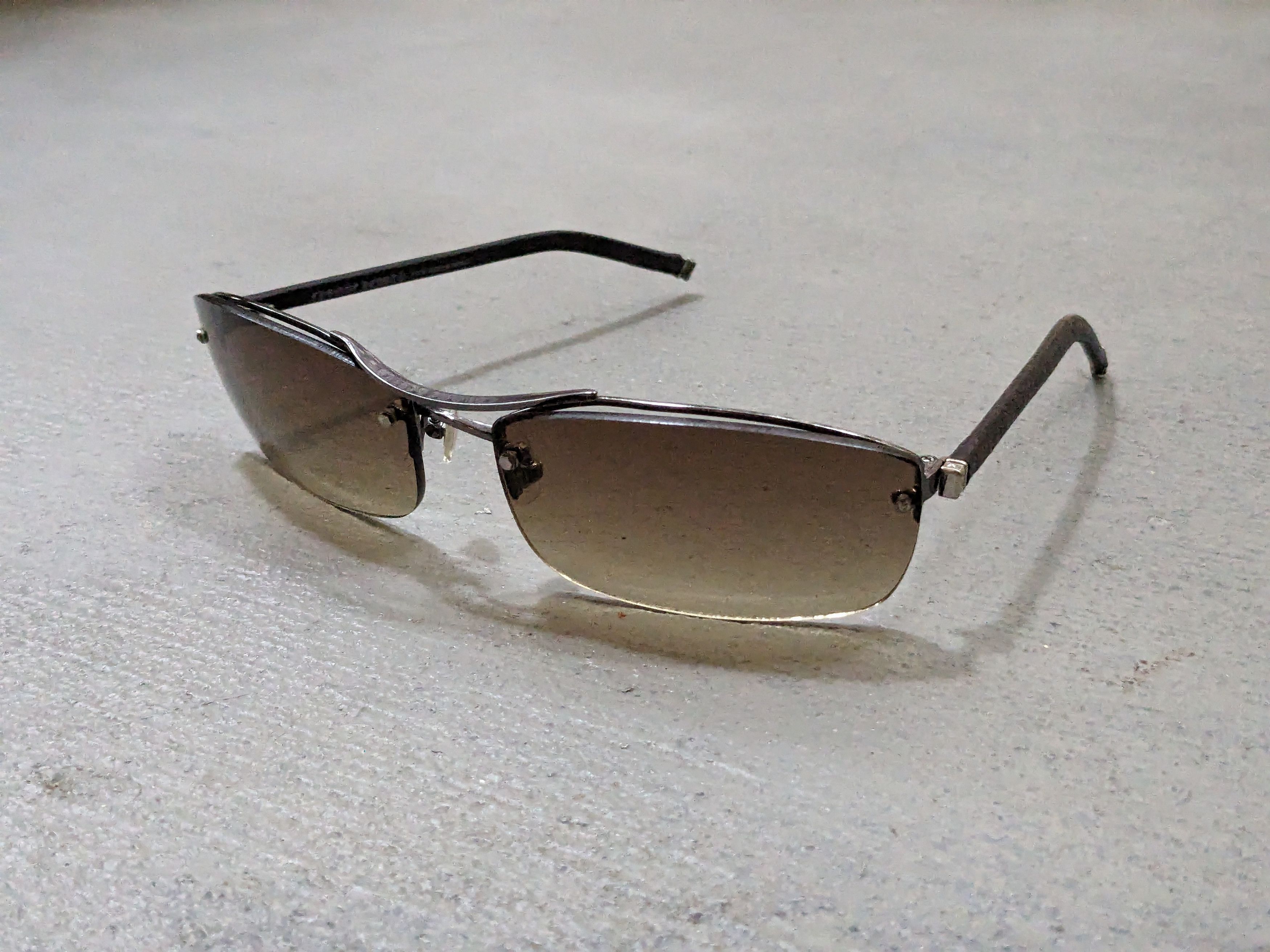 Chrome Hearts Chrome Hearts Amped Sunglasses Gray Black Silver Cross Size ONE SIZE - 15 Thumbnail
