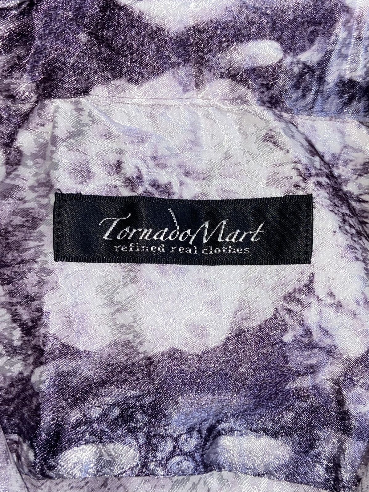 Japanese Brand × Tornado Mart TORNADO MART Tie Dye Floral Patterned Shirt Size US XS / EU 42 / 0 - 12 Thumbnail