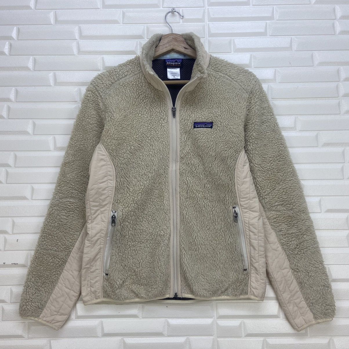 Patagonia Vintage Patagonia Synchilla Fleece Sherpa Deep Pile Jacket Size M / US 6-8 / IT 42-44 - 2 Thumbnail