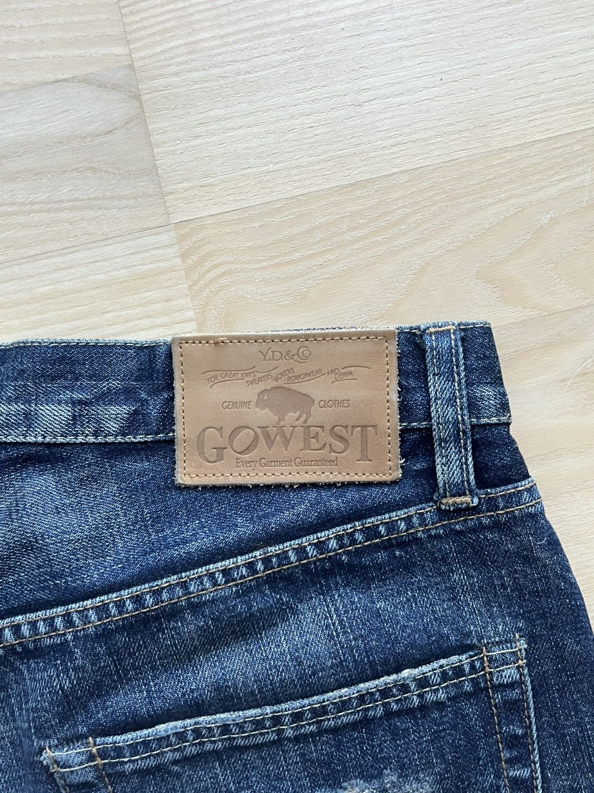 Levi's Vintage Clothing Distressed Sashiko Boro Jeans Size US 30 / EU 46 - 5 Thumbnail