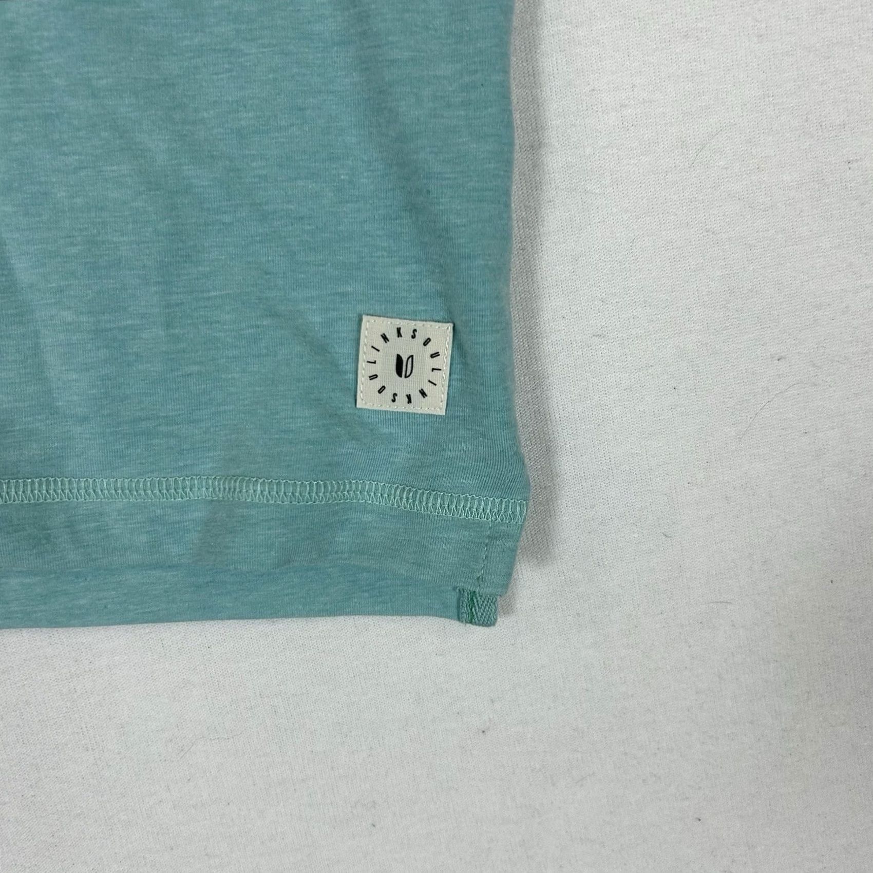 Vintage Linksoul Tempus Fugit Polo Shirt Mens 2XL Blue Teal Short Sleeve Collared Golf Casual Shirt Size US XXL / EU 58 / 5 - 2 Thumbnail