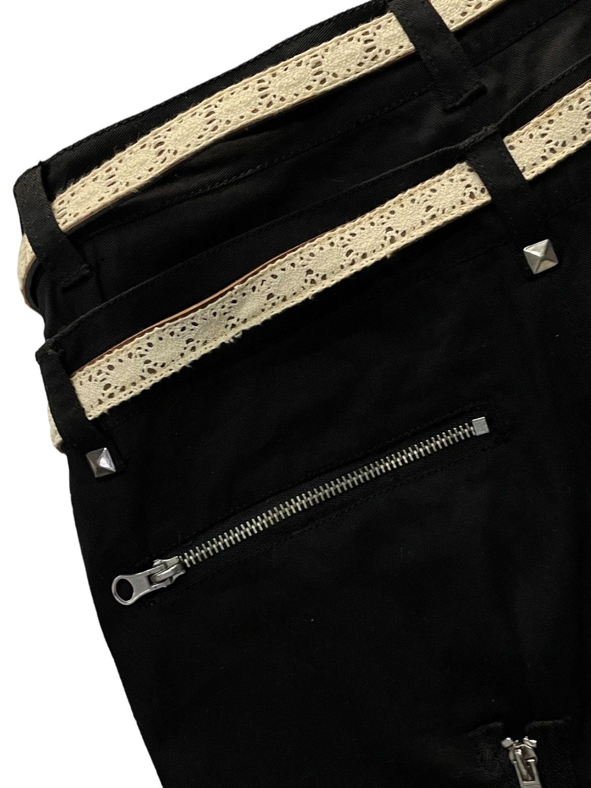 Japanese Brand Tokyo Ikebukuro Cyber Punk Bondage Cargo Pants Size US 30 / EU 46 - 15 Thumbnail