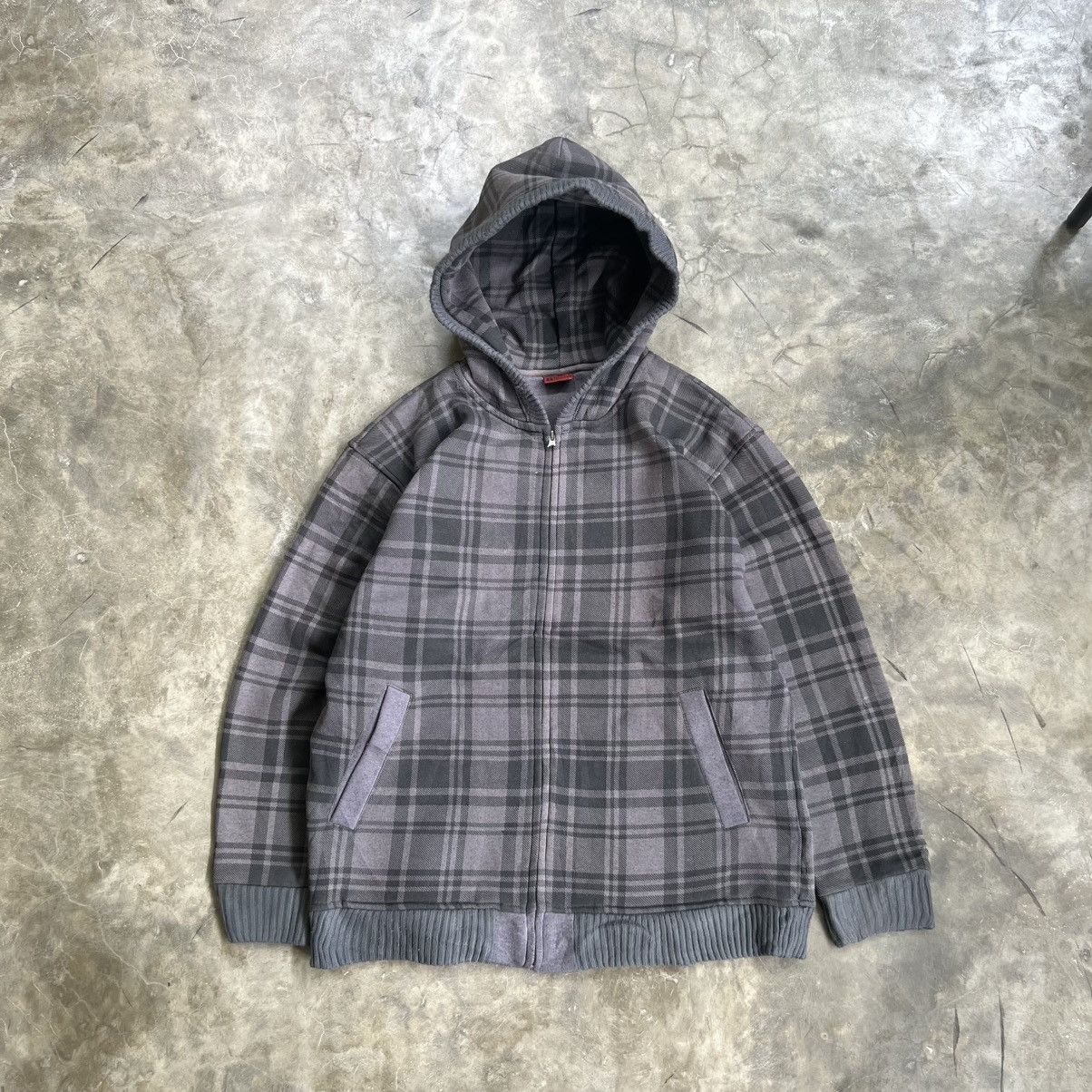 Bullet Noise 2000’s Bullet Noise Check Zip Hoodie Size US L / EU 52-54 / 3 - 1 Thumbnail