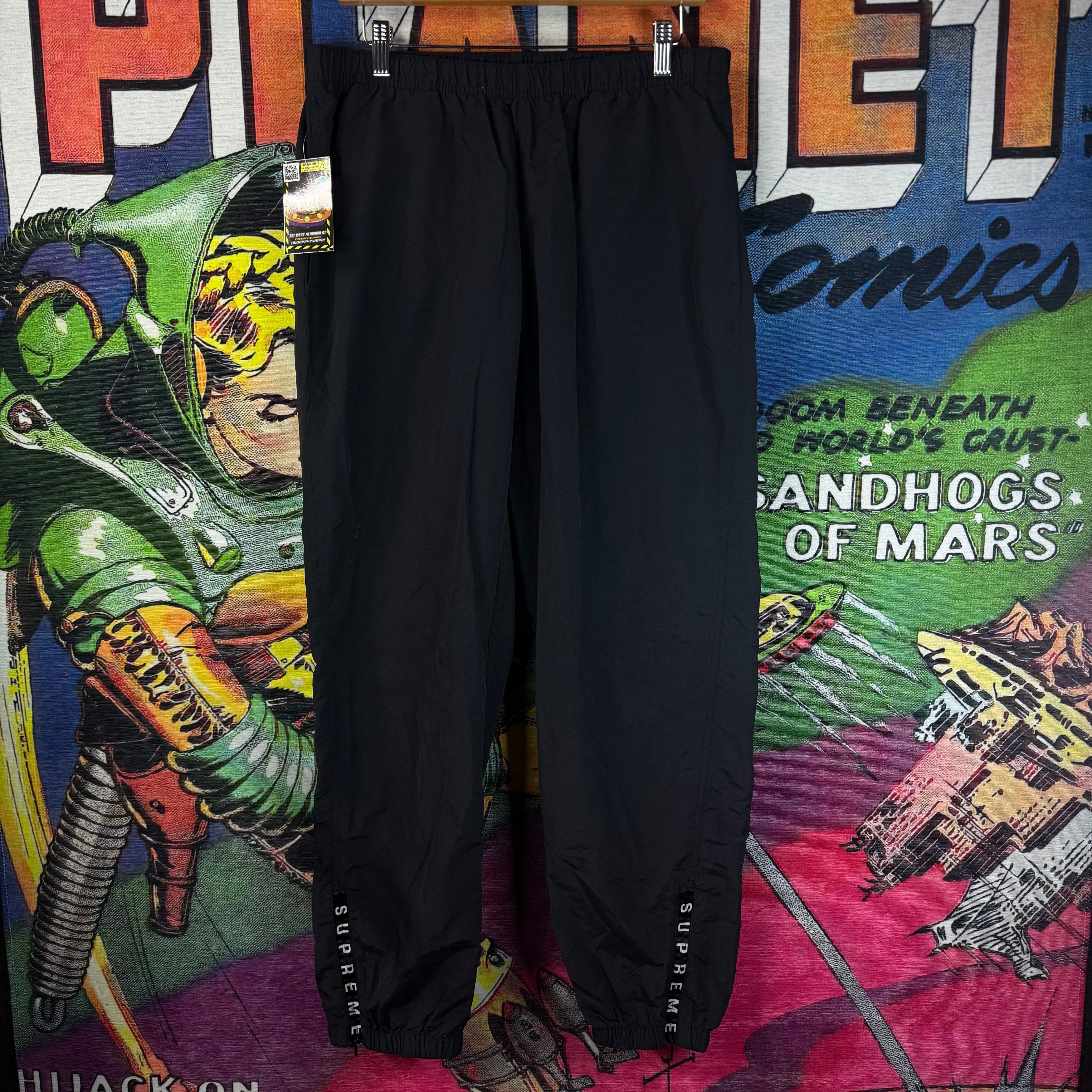 Supreme Supreme Reflective Zip Track Pant Black Size XL | Grailed