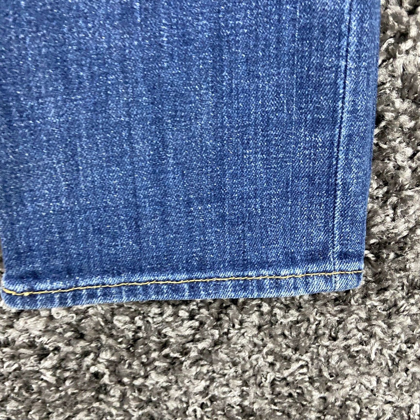 Vintage BIG STAR 1974 Rikki Low Rise Cropped Blue Jeans Womens 27 Size 27" / US 4 / IT 40 - 2 Thumbnail