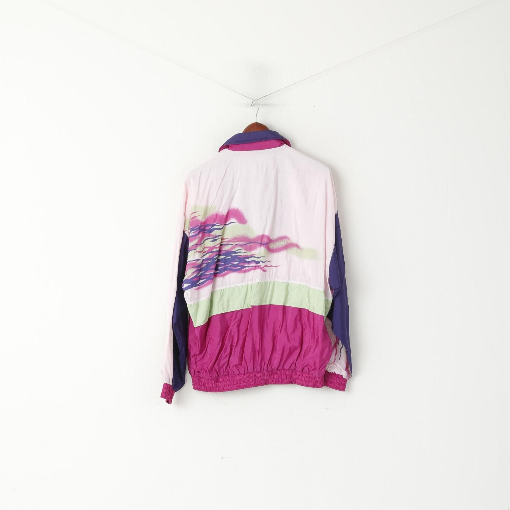 Vintage Triumph Women M Jacket Pink Nylon Vintage 1758 Size M / US 6-8 / IT 42-44 - 7 Thumbnail