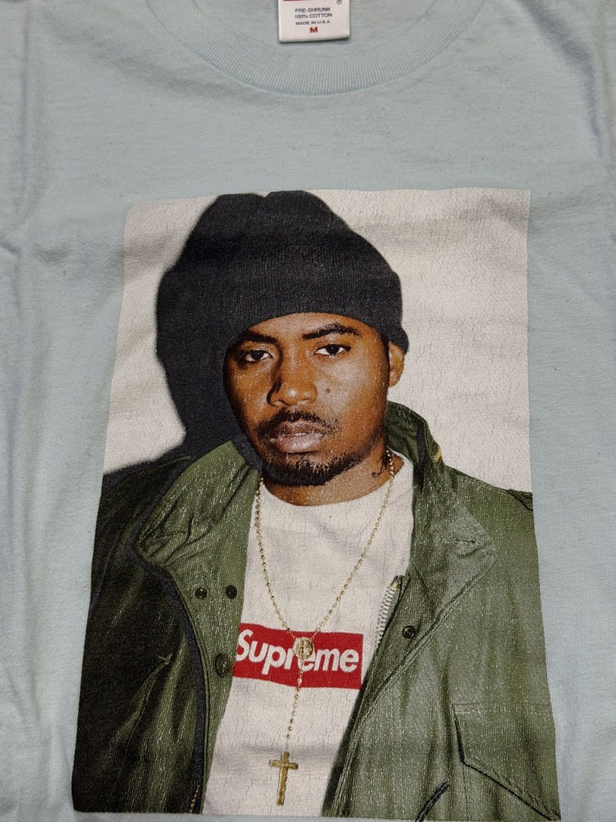 Supreme Supreme FW17 Nas Photo Tee Size US M / EU 48-50 / 2 - 3 Thumbnail