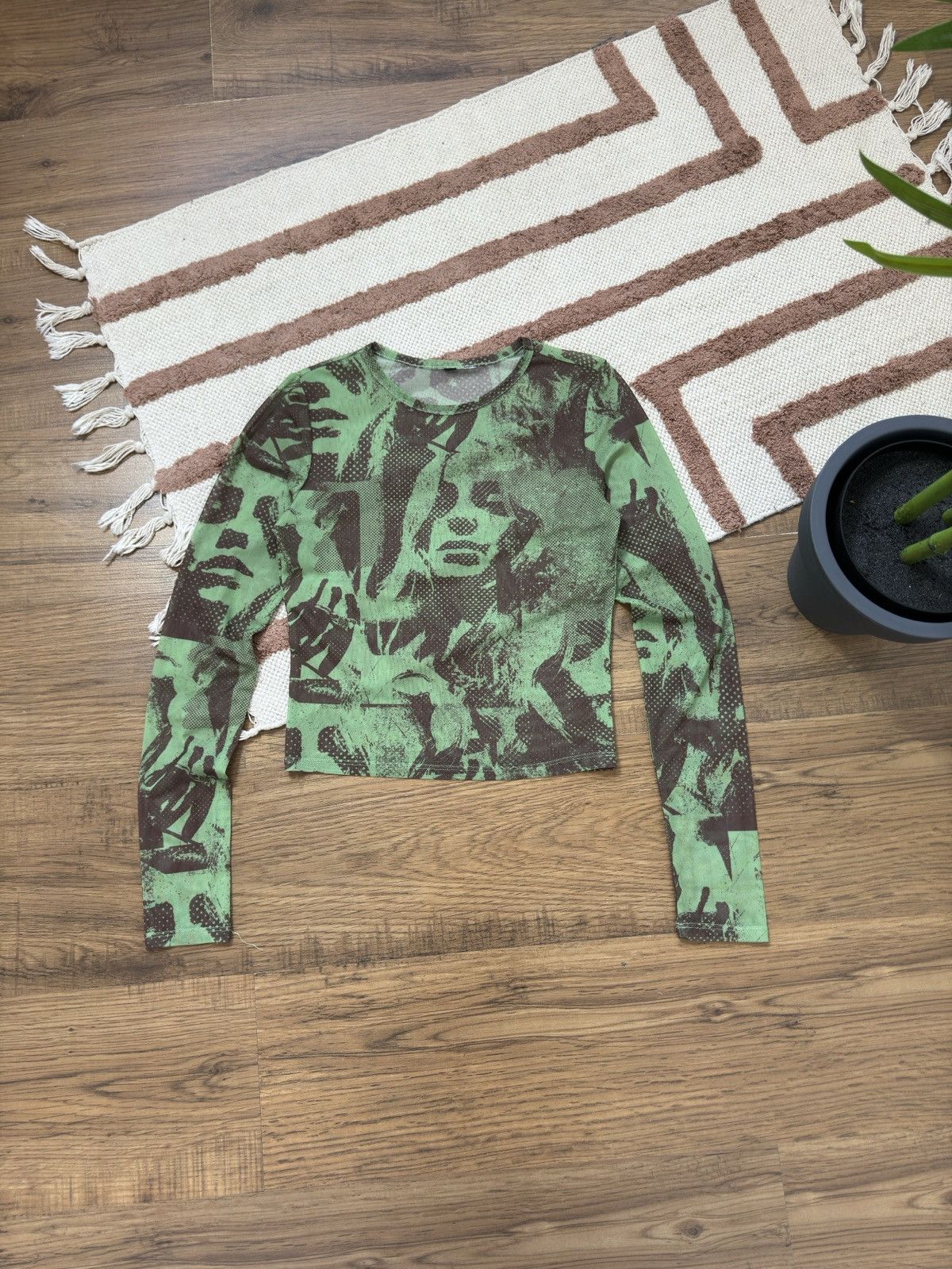 Vintage VINTAGE BILLIE EILISH MESH LONG SLEEVE Size S / US 4 / IT 40 - 1 Thumbnail