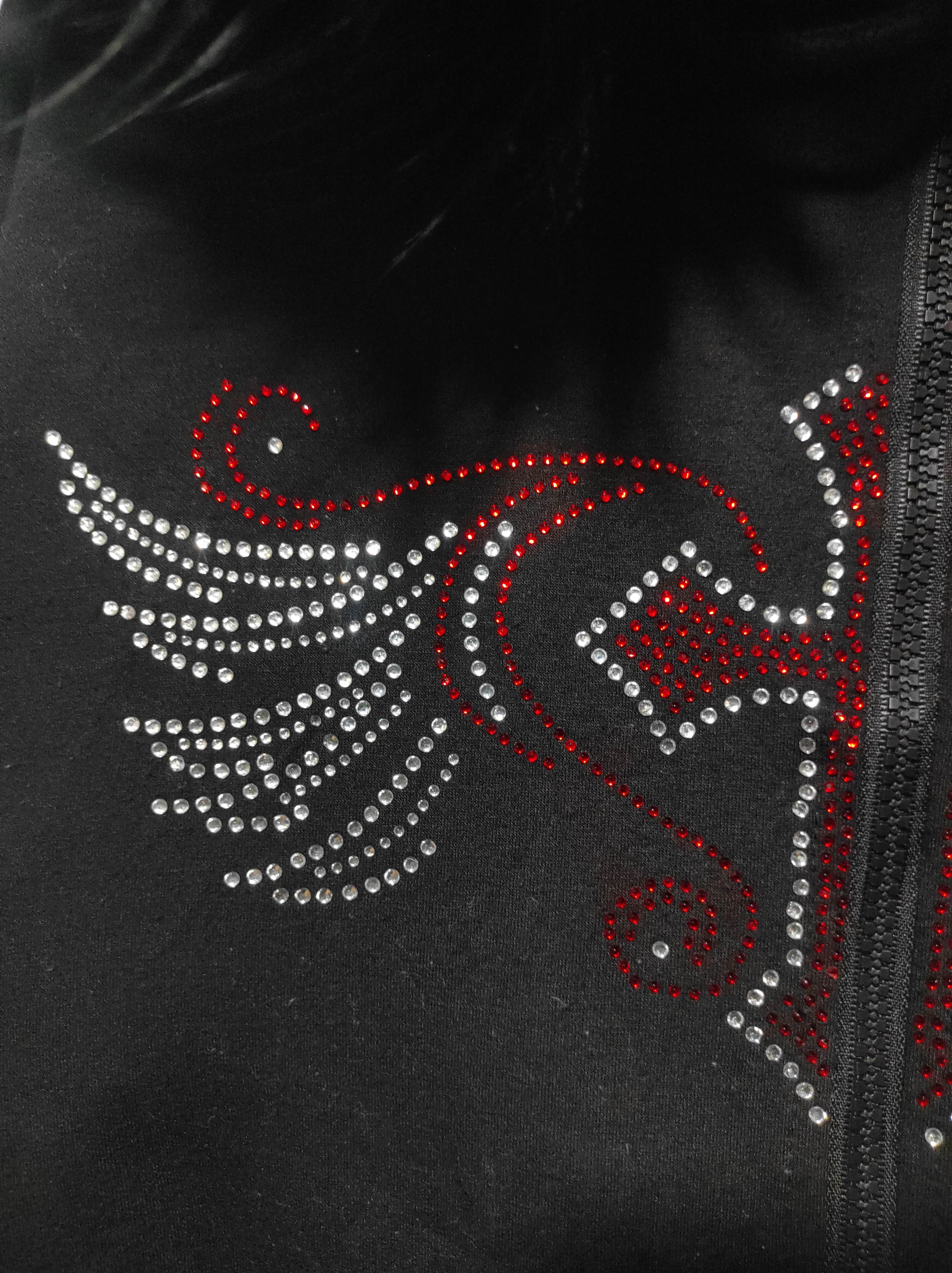 Hysteric Glamour Romwe Cross Zip Fur Hoodie LGB IfSixWasNine style Size US L / EU 52-54 / 3 - 4 Thumbnail