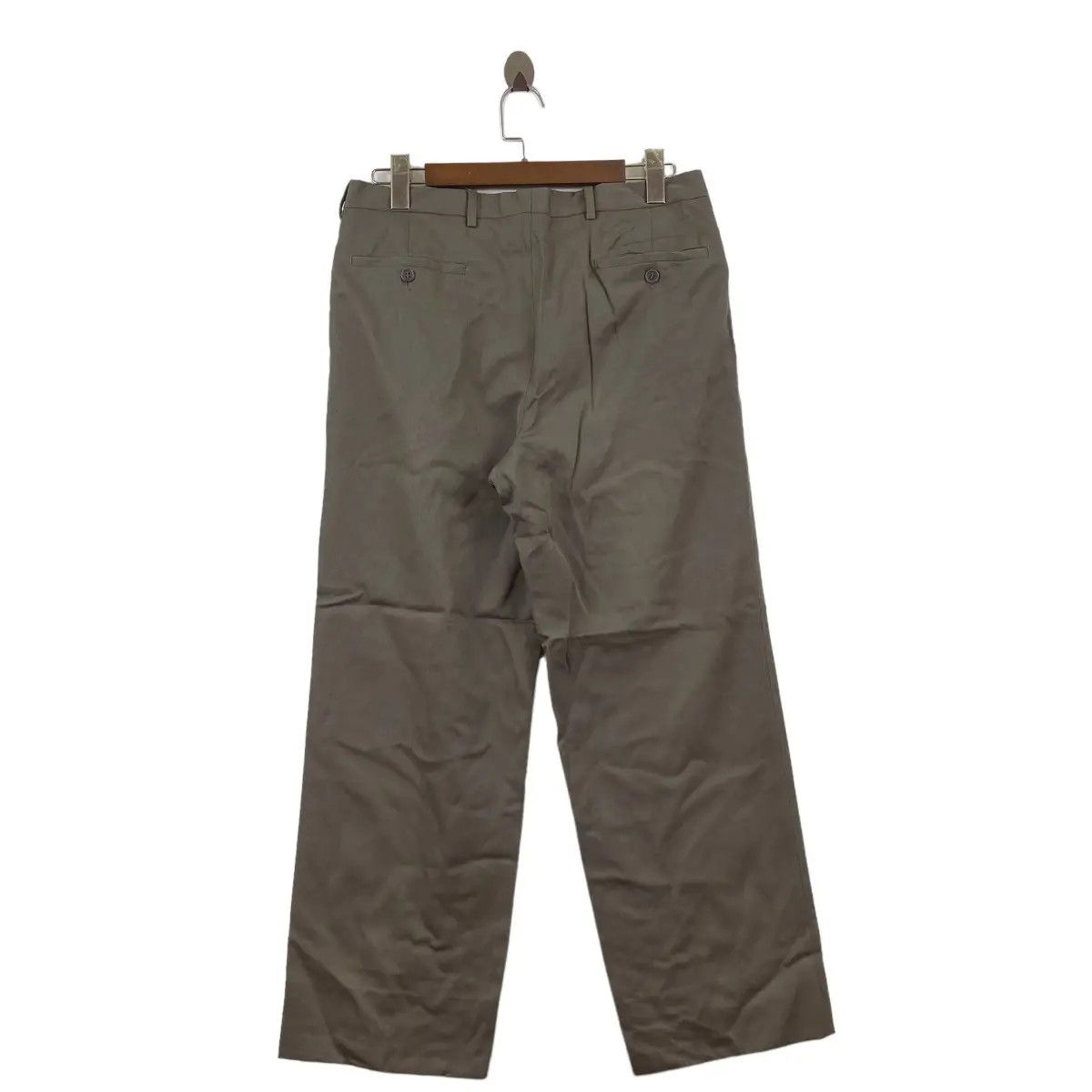 Vintage Vintage DUNHILL LONDON Made In Italy Wool Minimalist Pant Size US 32 / EU 48 - 2 Thumbnail