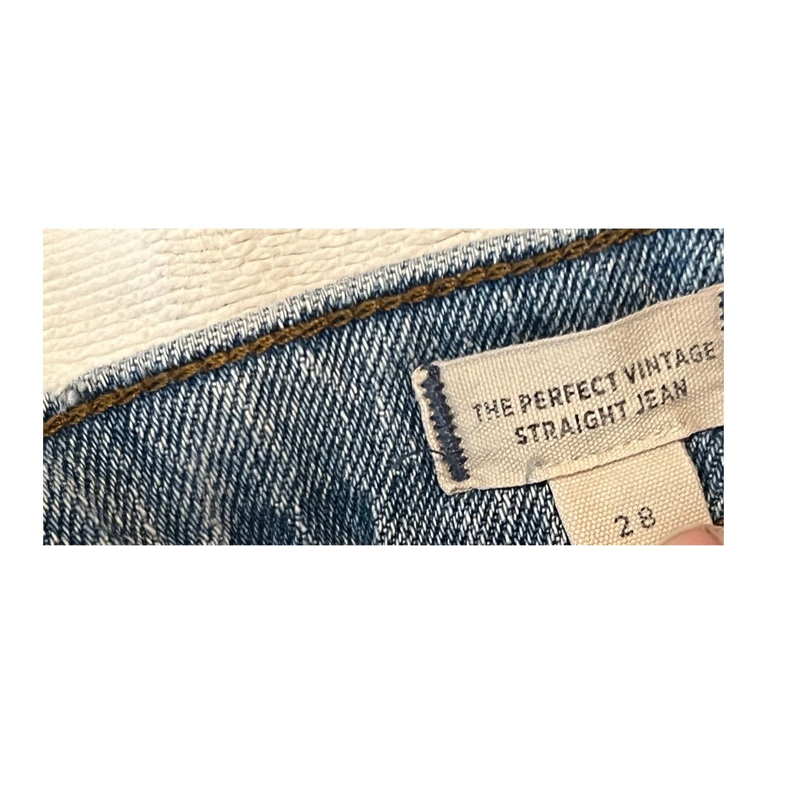 Madewell Madewell Perfect Vintage Straight Jeans Mens 28x27 Size US 28 / EU 44 - 5 Thumbnail