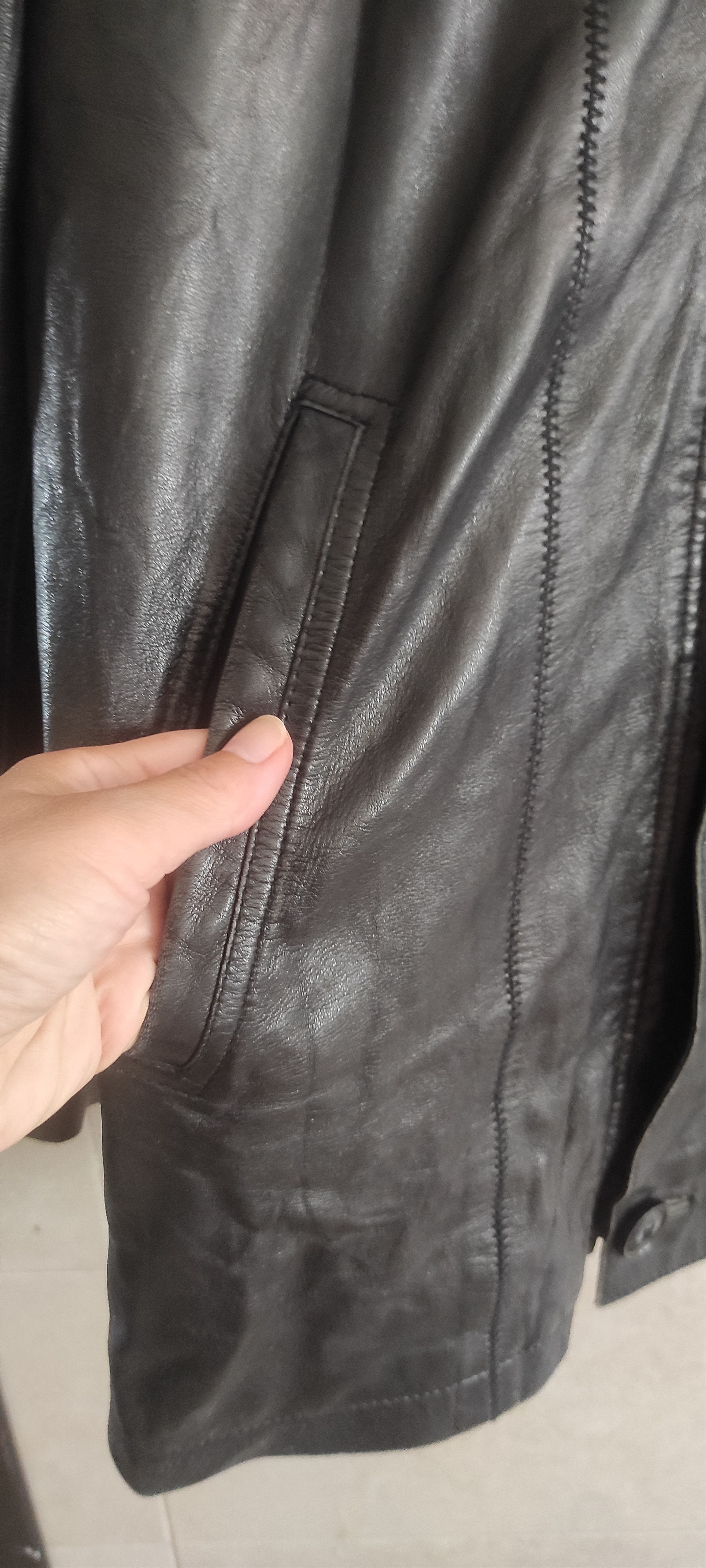 Genuine Leather Giorgio Paris Lamp Skin Soft Leather Moto Jacket Size L Size US L / EU 52-54 / 3 - 5 Thumbnail