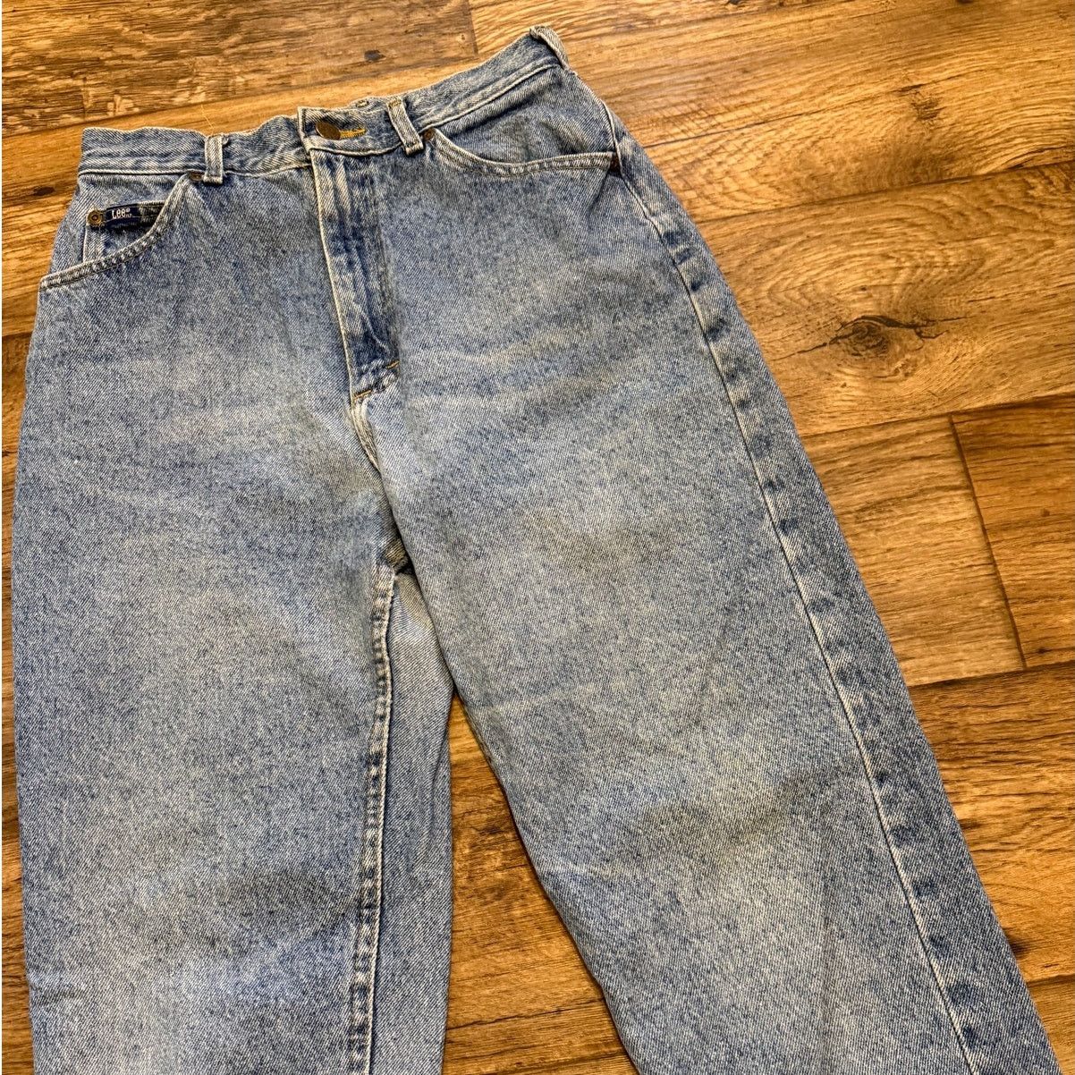 Lee Vintage Lee High Waisted Acid Washed Jeans Size 28" / US 6 / IT 42 - 5 Thumbnail