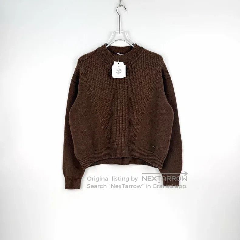Hermes Hermes Caramel Metal Small Logo Cashmere Sweater Size S / US 4 / IT 40 - 3 Thumbnail