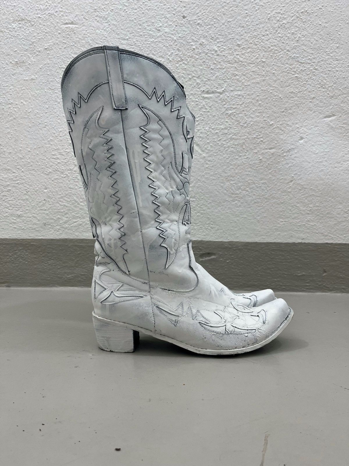 Other White western cowboy boot Size US 11 / EU 44 - 5 Thumbnail