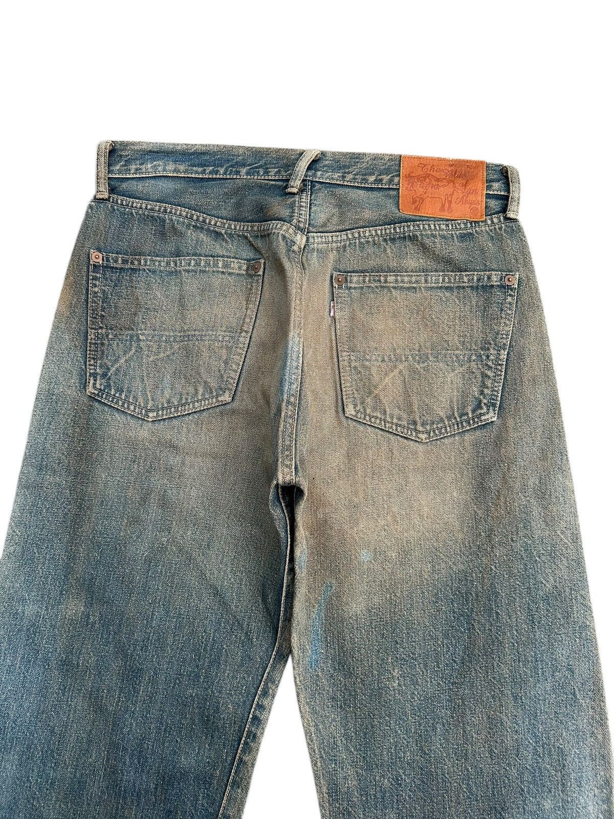 Kapital Vintage The Blue of an Selvedge Distressed Rusty Denim Jeans Size US 32 / EU 48 - 11 Thumbnail