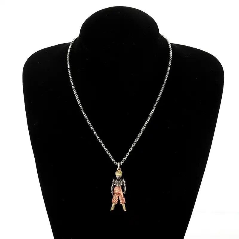 Jewelry Yellow Hair Muscular Man Pendant Necklace Size ONE SIZE - 5 Thumbnail
