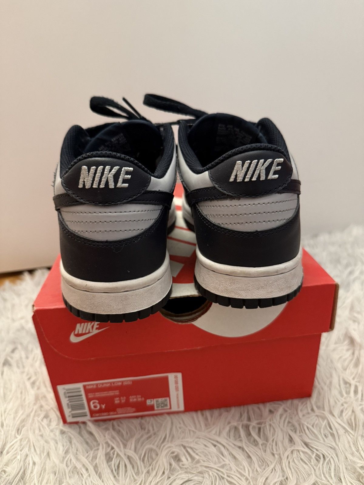 Nike Nike Dunk Low GS Georgetown Size US 6 / EU 39 - 4 Thumbnail