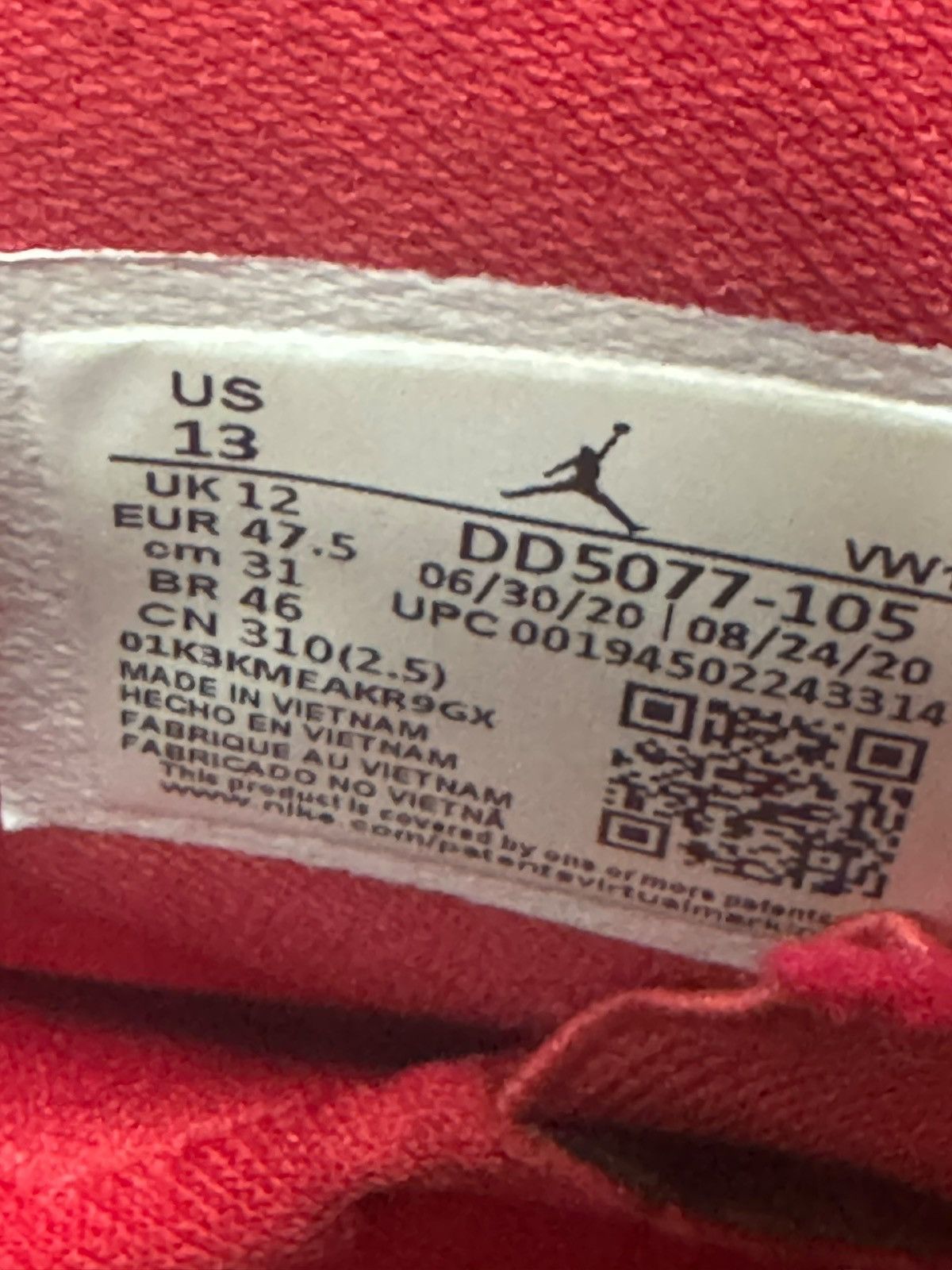 Jordan Brand Size 13 - Jordan 6 Rings Hare - DD5077- Size US 13 / EU 46 - 6 Thumbnail
