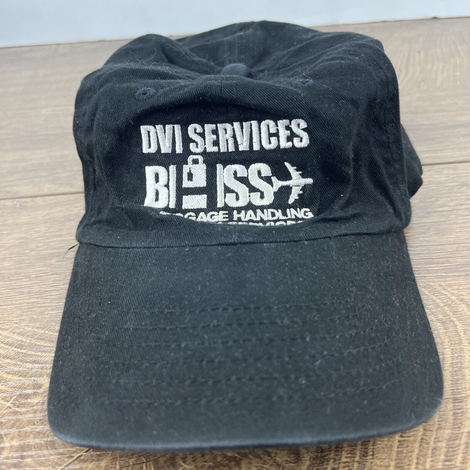 Other DVI Services Hat BI ISS Black Hat Adjustable Baggage Handlin Size ONE SIZE - 5 Thumbnail