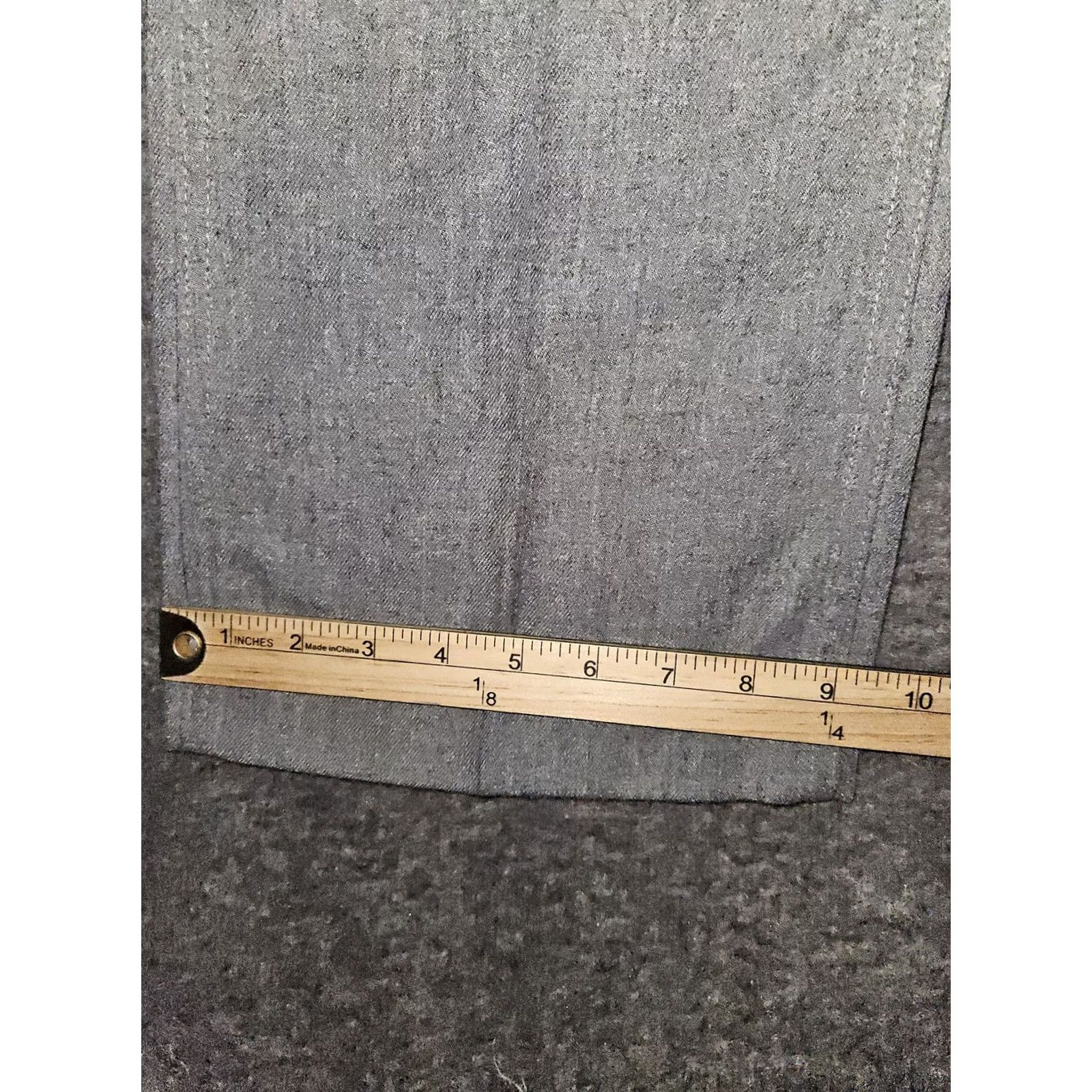 Levi's VINTAGE Levis 514 Pants Mens 33x34 Straight Leg Casual Dress Trouser Flap Pocket Size US 33 - 2 Thumbnail