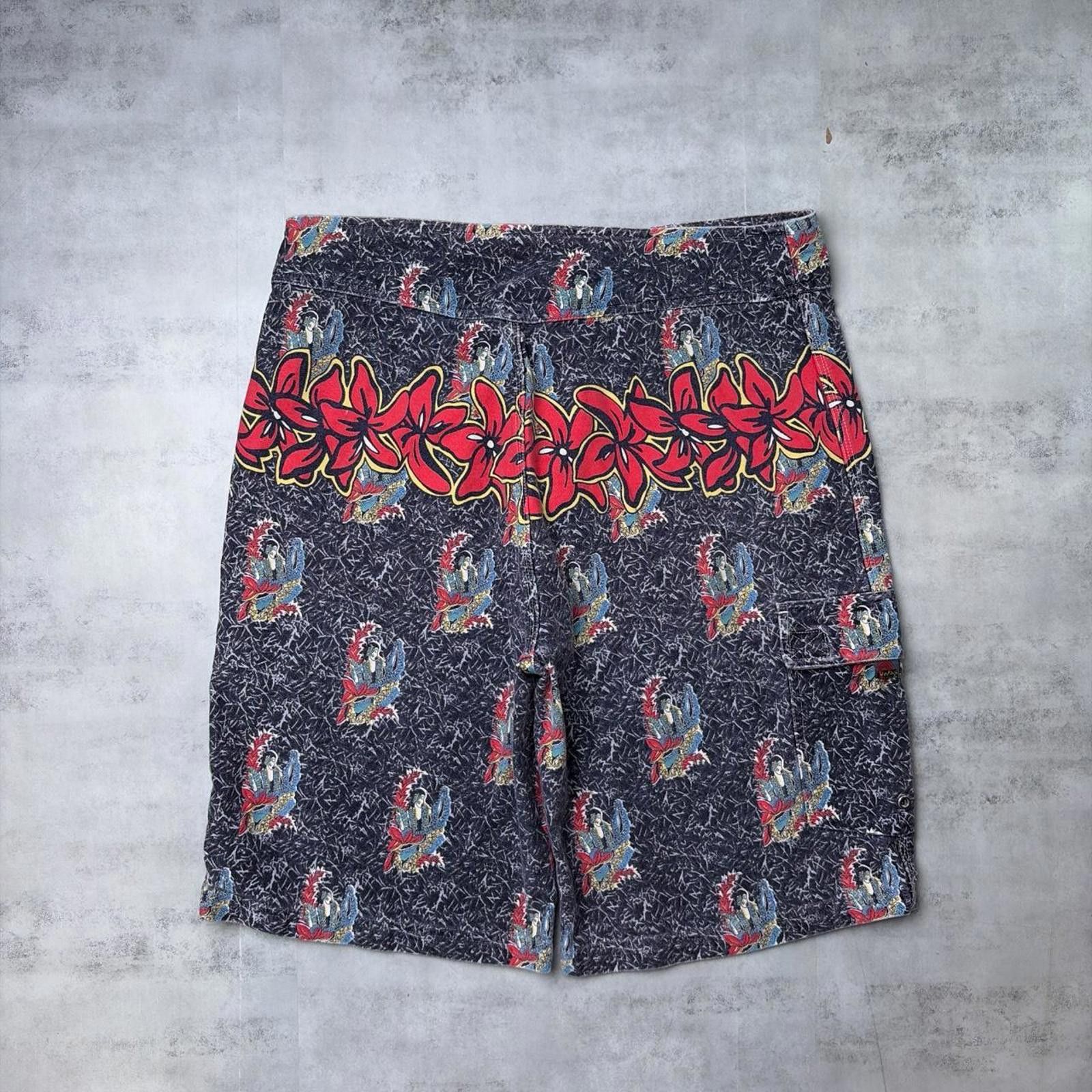 Other Vintage 90’s Vintage American Hawaiian Surfwear Baggy Shorts Size US 34 / EU 50 - 5 Thumbnail